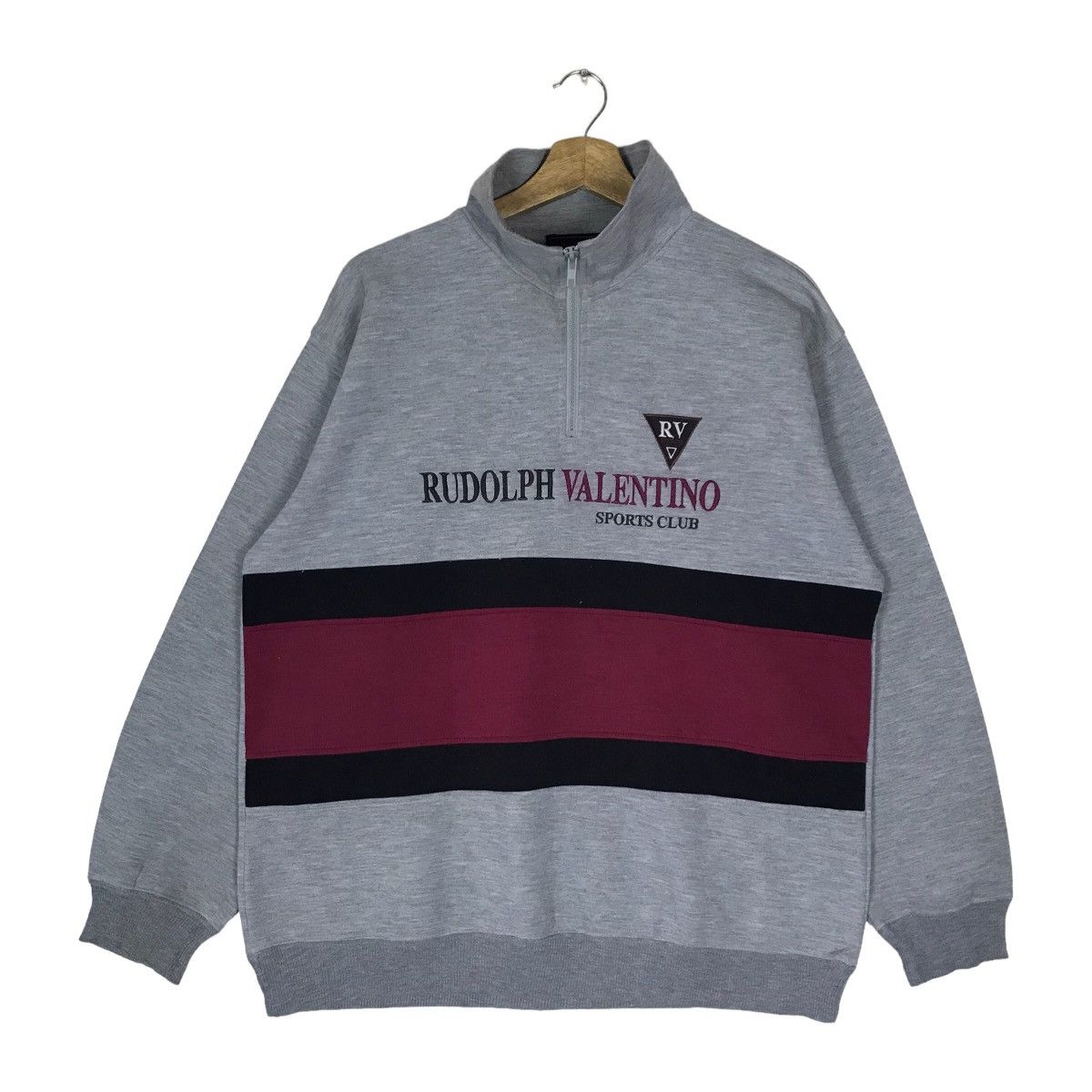 Vintage 90s Rudolph Valentino Sportswear Half Zip Pullover