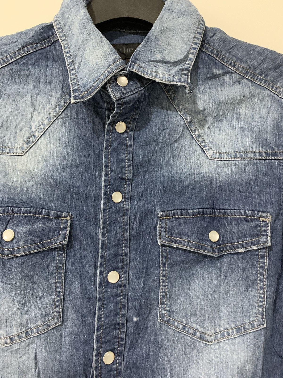 In The Attic In the attic denim shirt two tone sawtooth button usa flag Size US M / EU 48-50 / 2 - 2 Thumbnail