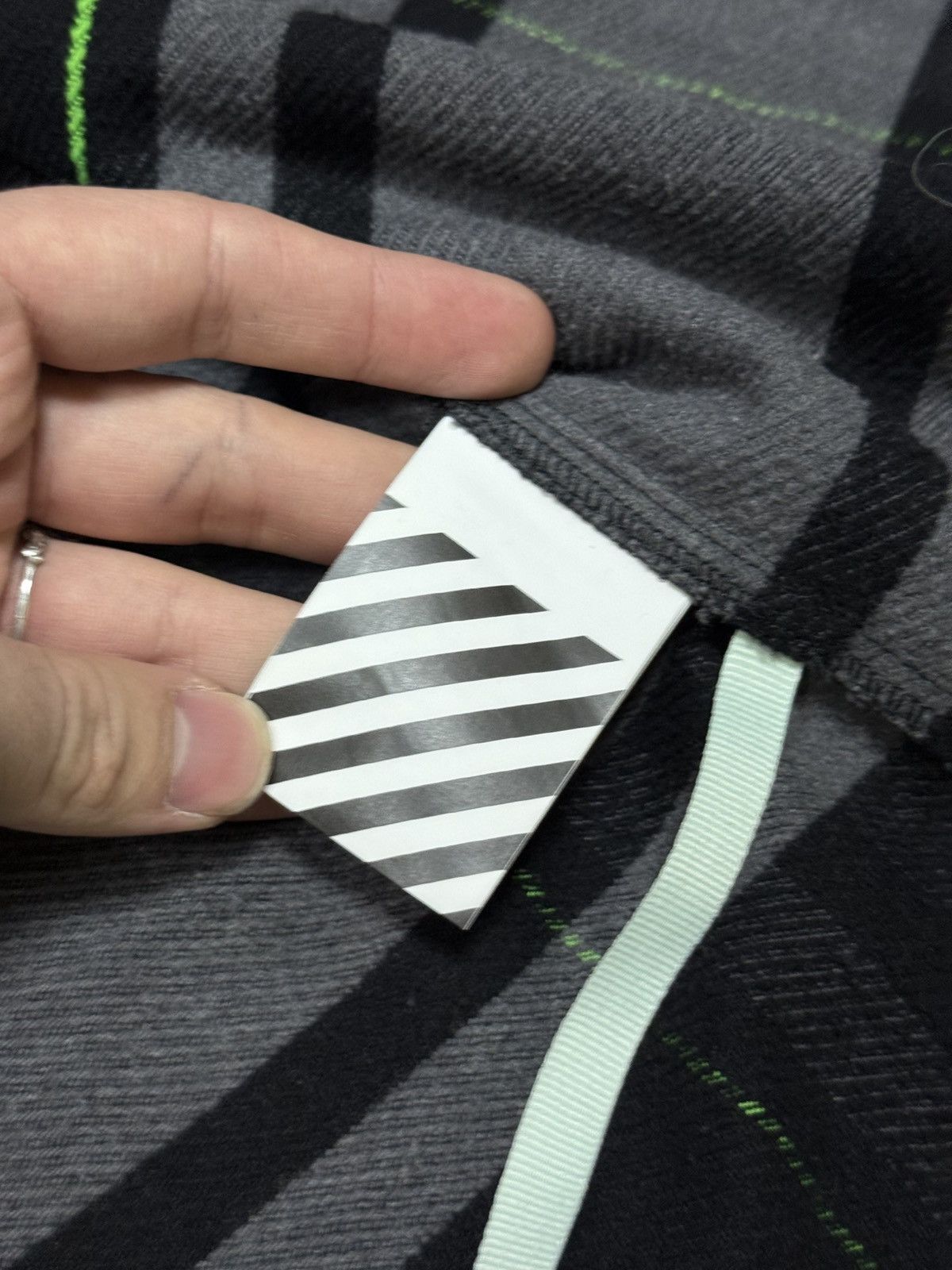 Off-White Off-White flannel hoodie impressionism check jacket shirt Size US S / EU 44-46 / 1 - 12 Thumbnail