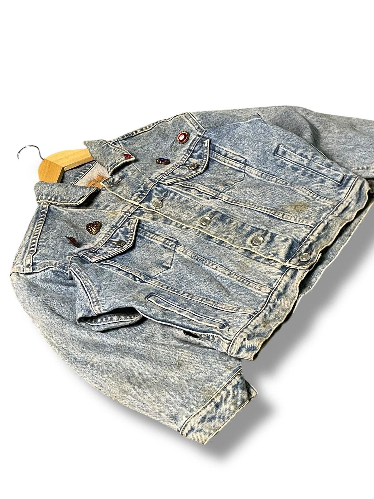 Gap × Vintage VTG Gap Denim Jacket Women (4) Size XS / US 0-2 / IT 36-38 - 5 Thumbnail