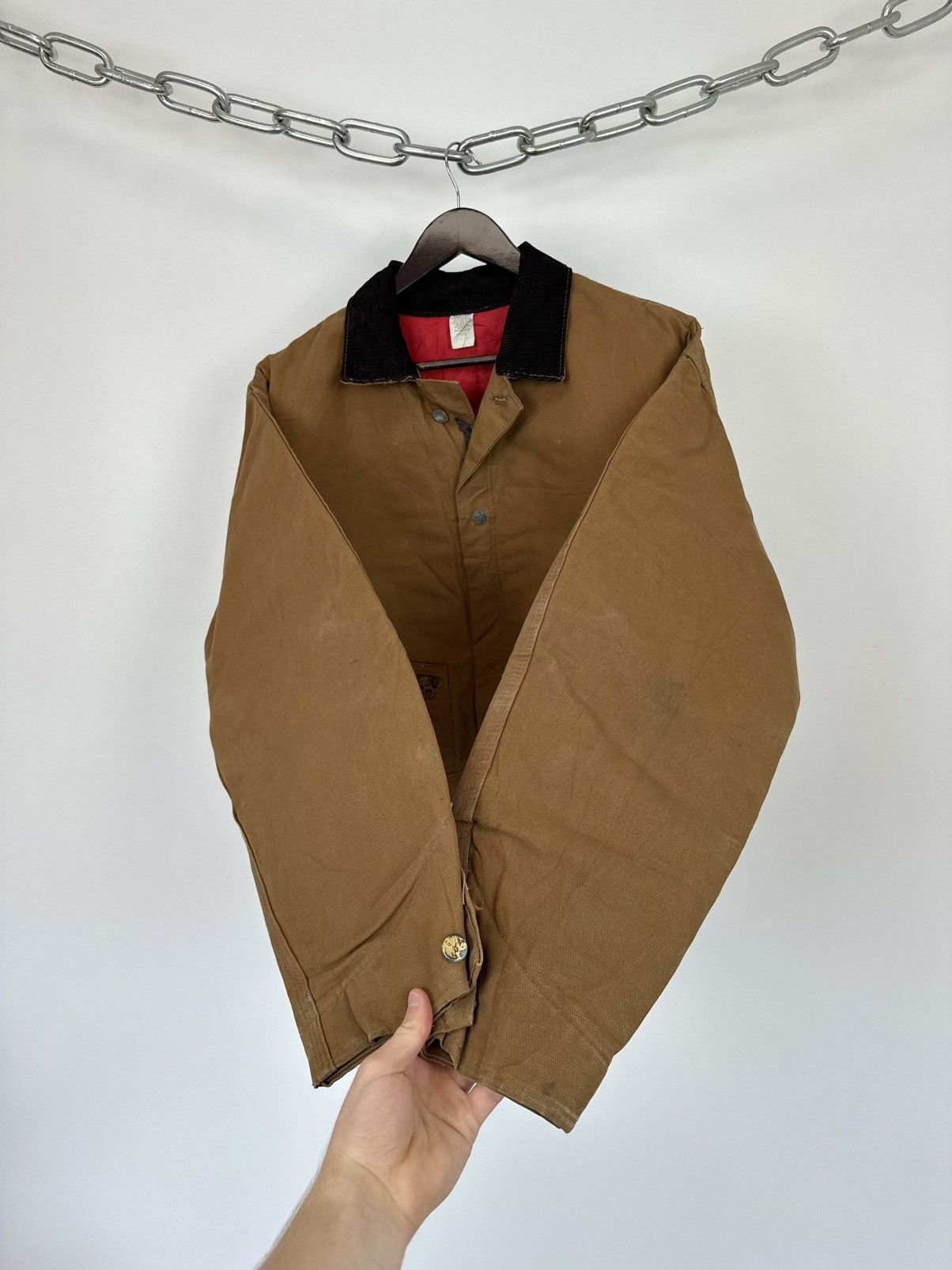 Carhartt Vintage 70s Carhartt USA Cropped Boxy Baggy Detroit Jacket Size US M / EU 48-50 / 2 - 8 Thumbnail