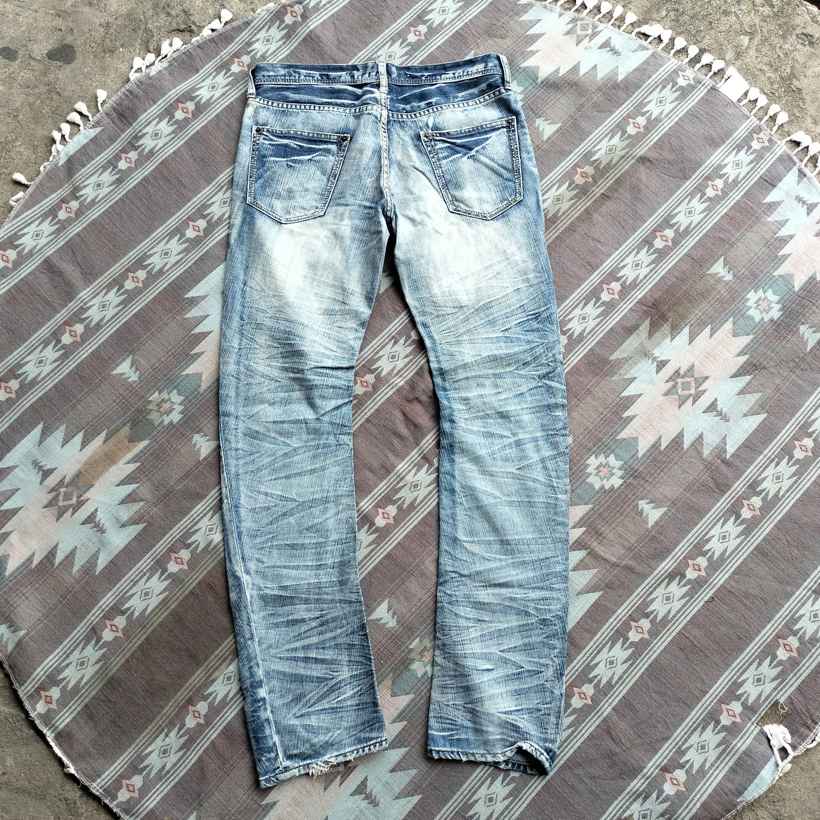 semanticdesign 2000s Edge Ruppet japan clawmark curve denim Size US 32 / EU 48 - 2 Thumbnail