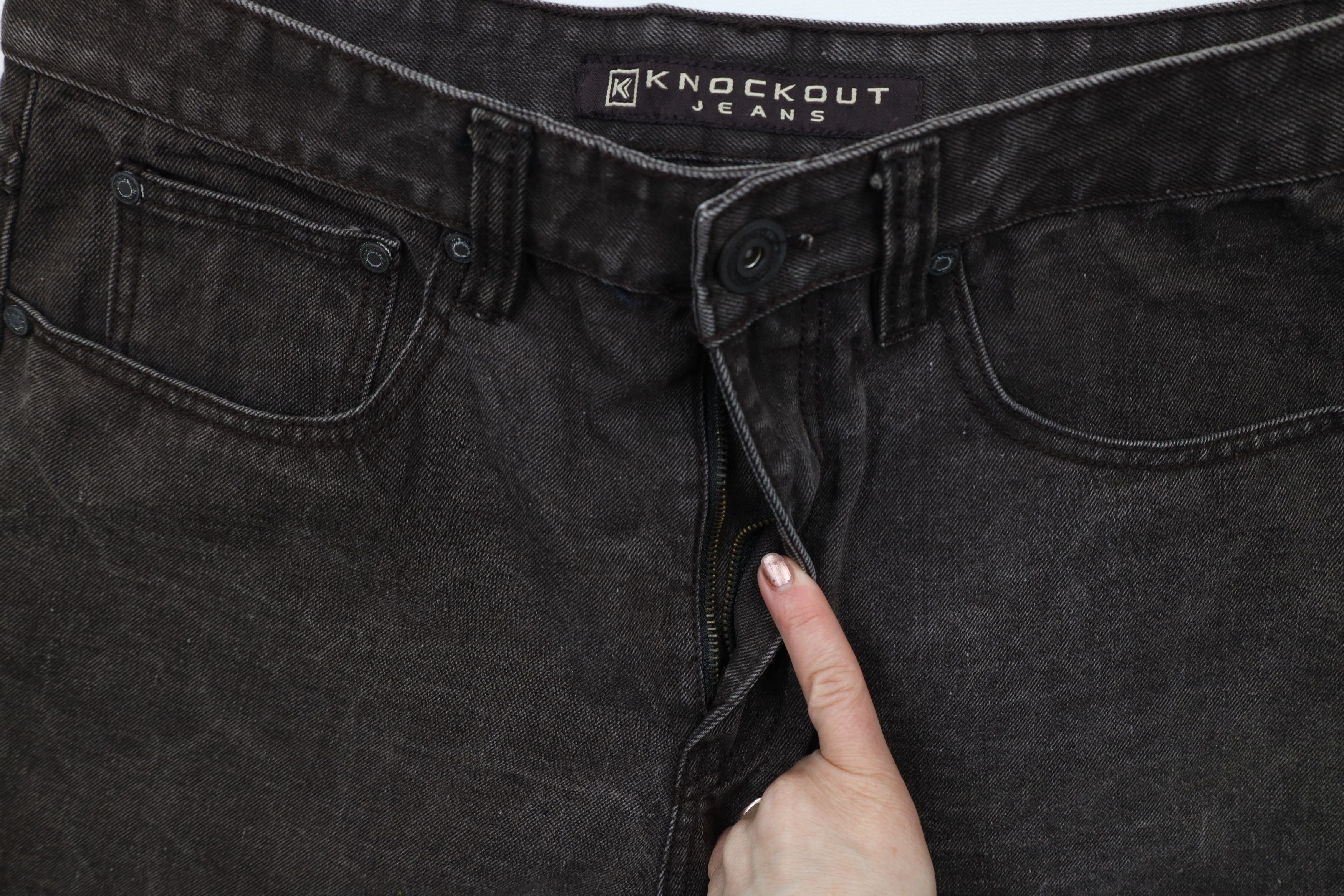 Vintage Vintage 90s Y2K Streetwear Fit Wide Leg Denim Jeans Brown Size US 34 / EU 50 - 6 Thumbnail