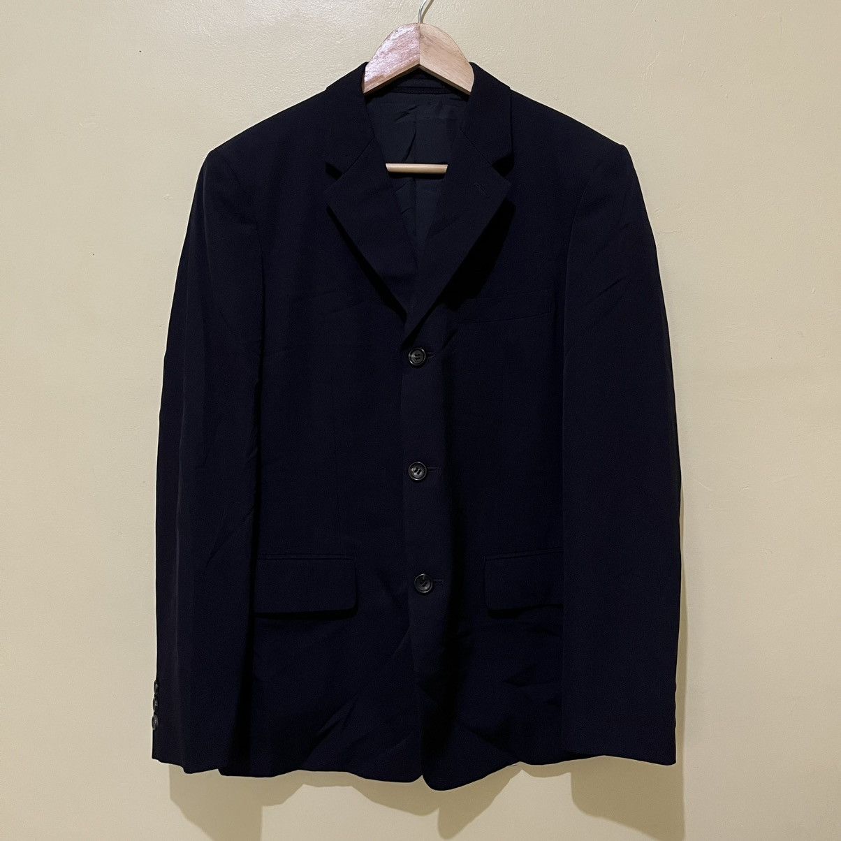 Comme des Garcons Homme COMME DES GARCONS HOMME AD2004 WOOL BLAZER Size 40R - 1 Thumbnail