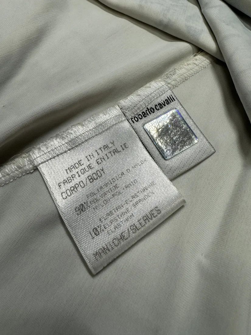 Roberto Cavalli SS2003 Roberto Cavalli Beige Silk Tattoo Dress Size M / US 6-8 / IT 42-44 - 5 Thumbnail