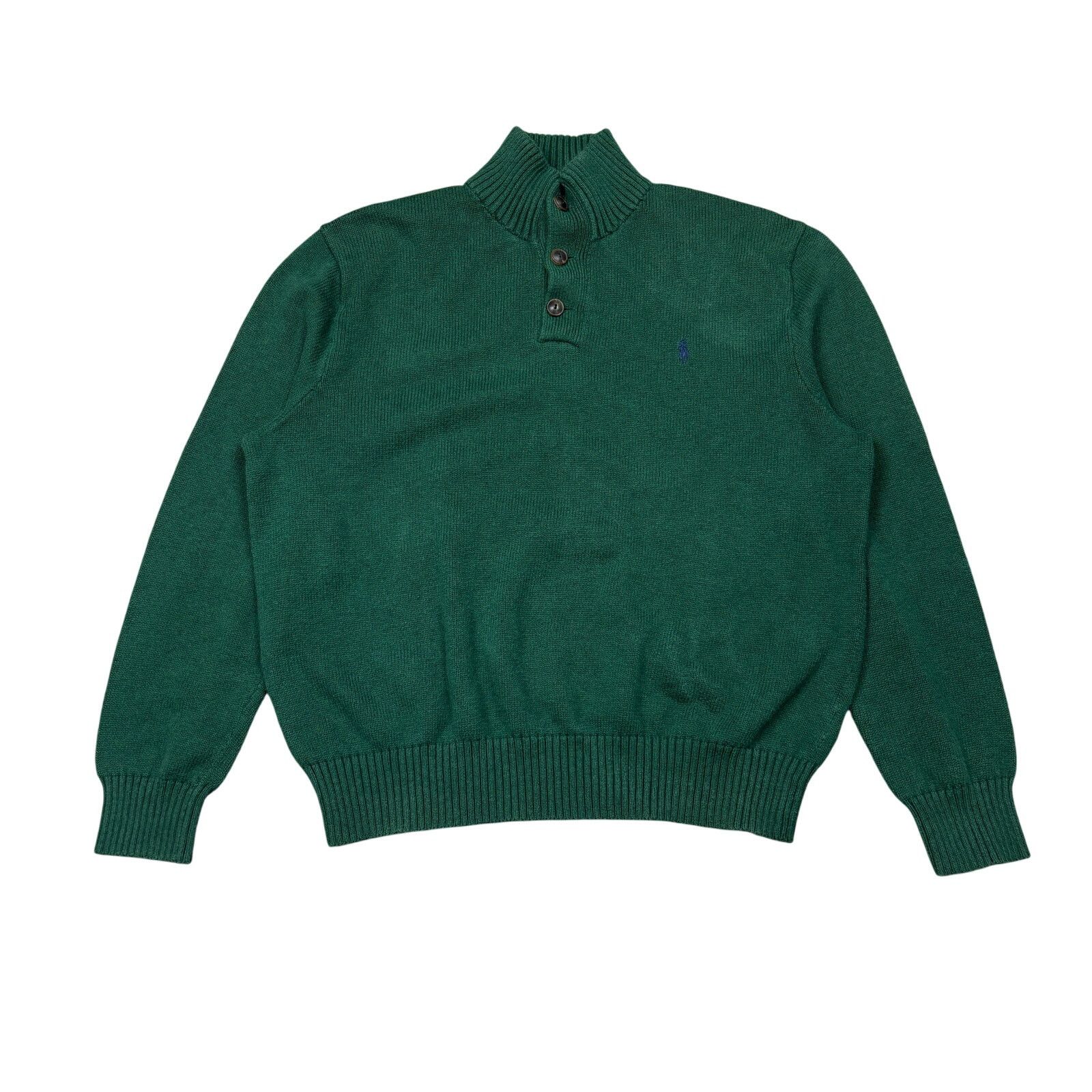 Polo Ralph Lauren Polo Ralph Lauren Button Knit Pullover Sweater Men's XL Size US XL / EU 56 / 4 - 1 Thumbnail