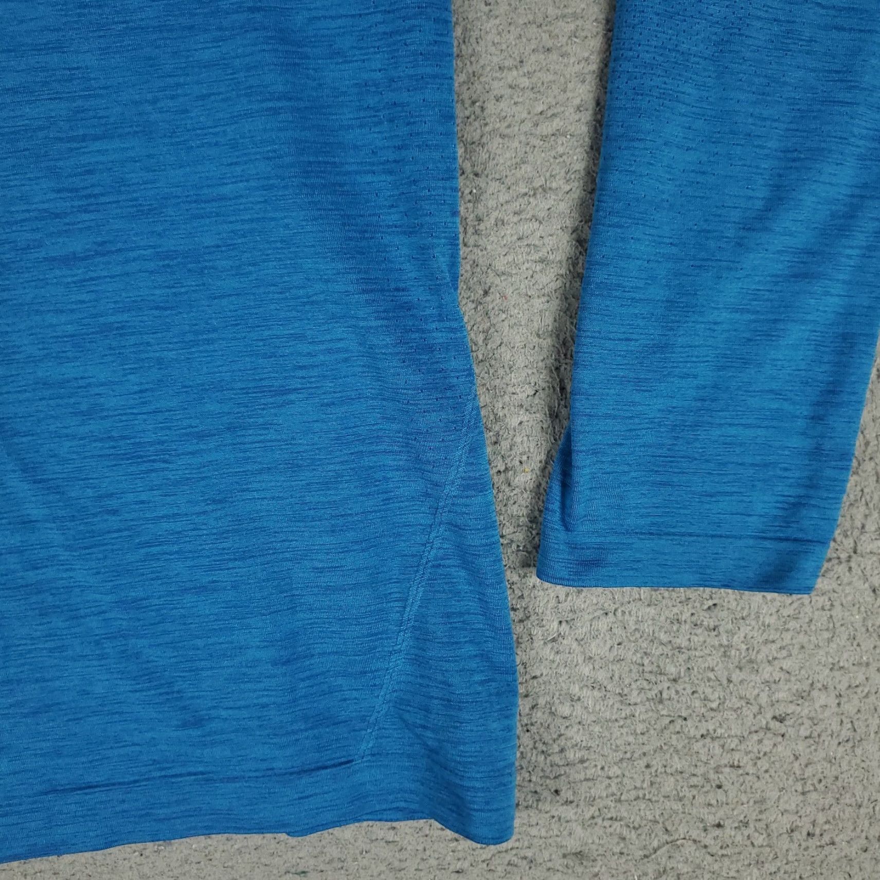 Lululemon Lululemon T Shirt Mens XL Blue 1/2 Zip Up Tech Active Training Long Sleeve Shirt Size US XL / EU 56 / 4 - 4 Thumbnail