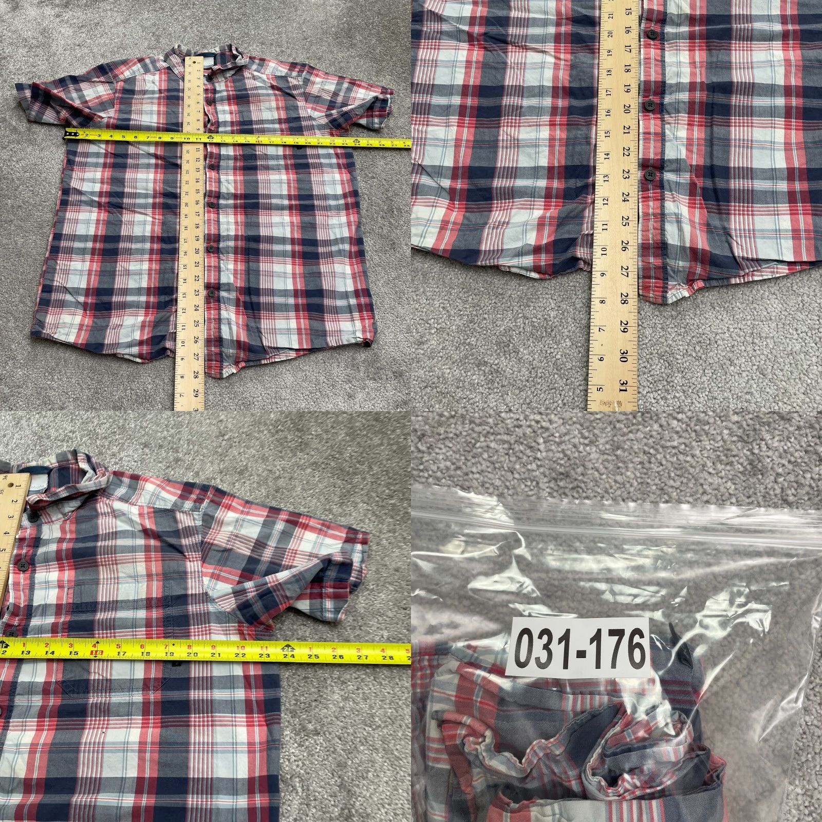 Vintage Columbia Button Down Shirt Mens Large Multi Plaid Short Sleeve Cotton Outdoor Size US L / EU 52-54 / 3 - 8 Thumbnail