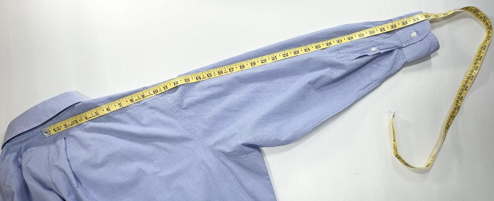 Tom James Tom James Executive Collection Tailored Oxford Blue Mens XL Size 44R - 5 Thumbnail