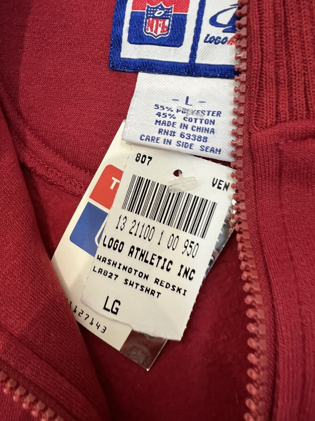 Logo Athletic × NFL × Vintage Vintage washington logo athletics nfl quarter zip Size US L / EU 52-54 / 3 - 3 Thumbnail