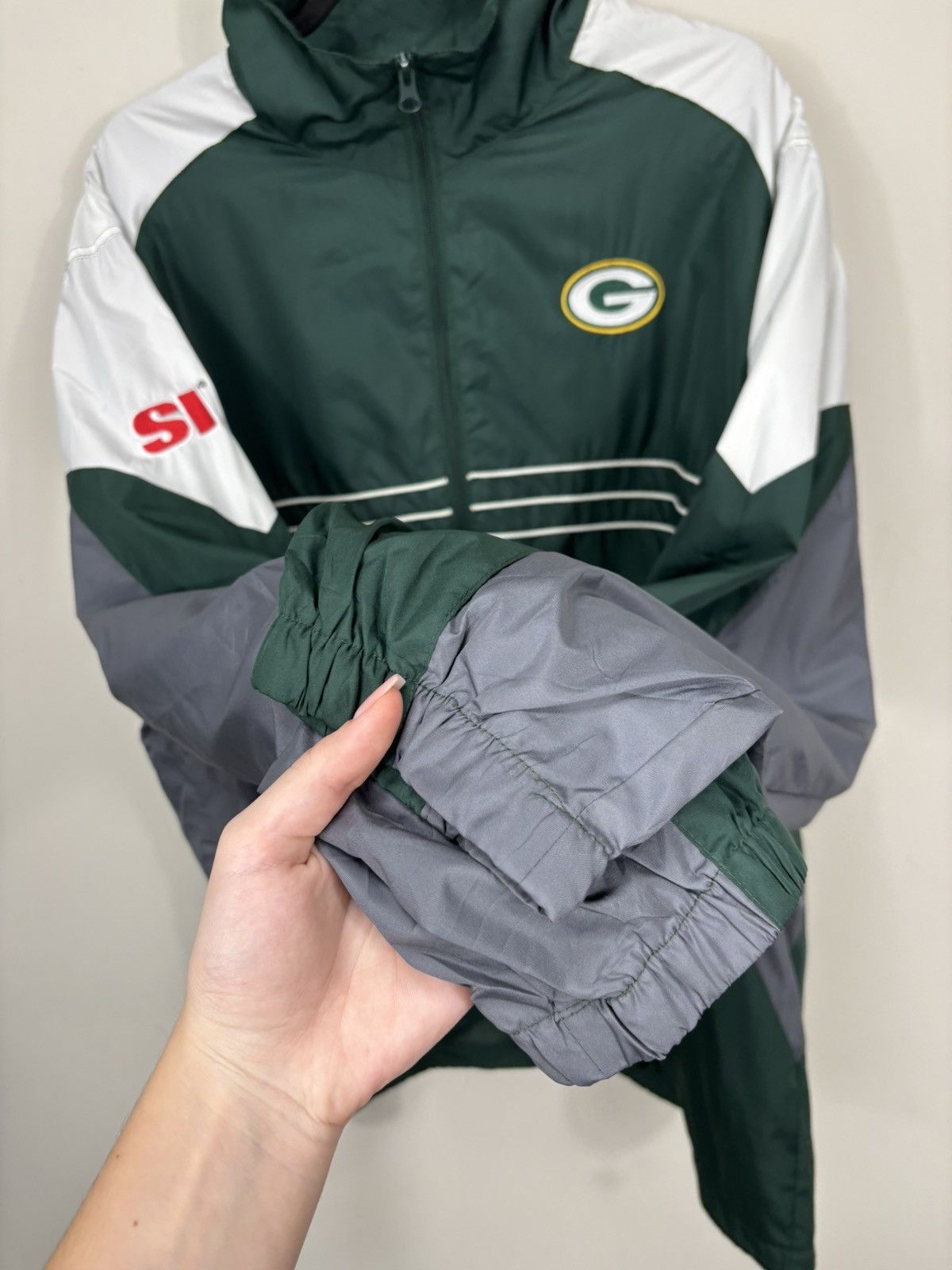 NFL Vintage Reebok Green Bay Packers Pro Line NFL Jacket Size US XL / EU 56 / 4 - 6 Thumbnail
