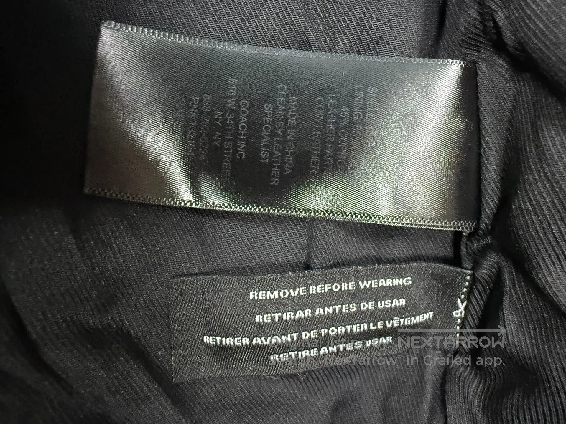 Coach COACH Leather Jacket with Classic Elements. Size US M / EU 48-50 / 2 - 6 Thumbnail
