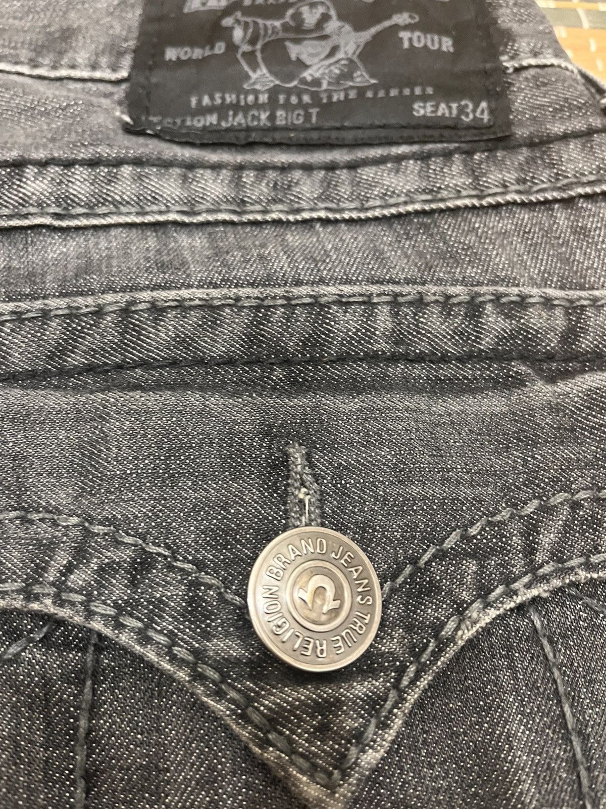 True Religion True Religion Jack Big T Distressed Denim Size US 32 / EU 48 - 10 Thumbnail
