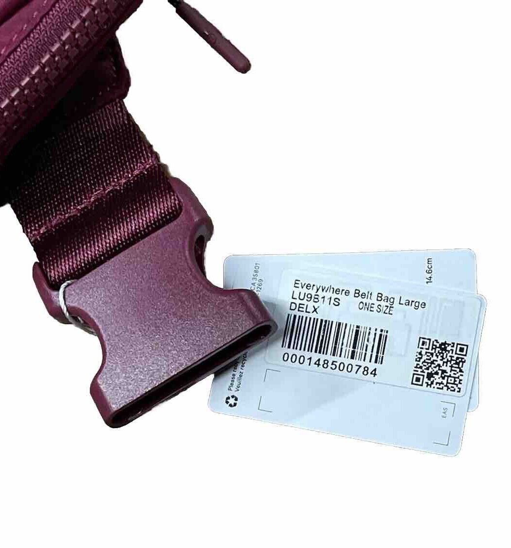 Lululemon Lululemon Everywhere Belt Bag Dark Maroon Red LU9B11S Size ONE SIZE - 2 Thumbnail