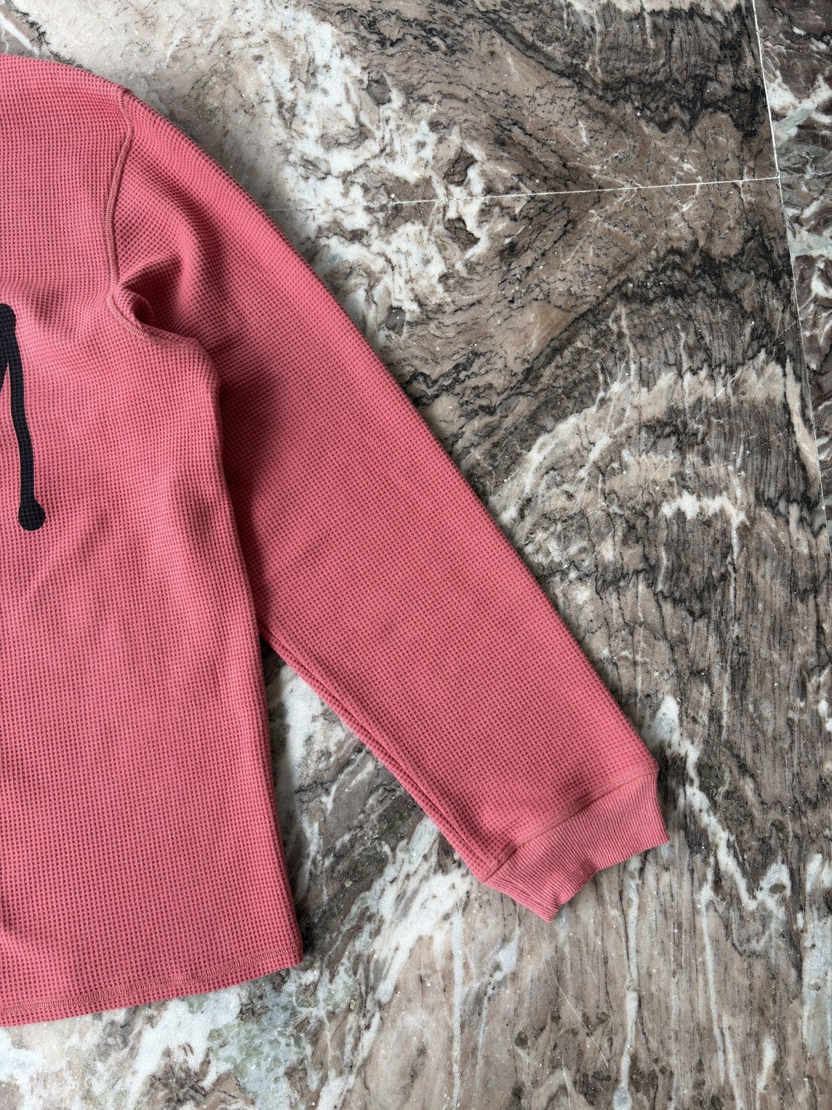 Stussy Stüssy Long Sleeve Thermal shirt with a waffle knit Size US M / EU 48-50 / 2 - 17 Thumbnail