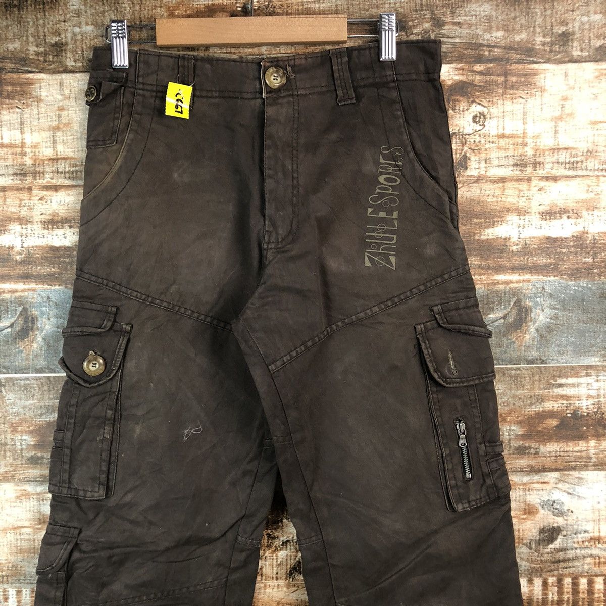 Japanese Brand DL Zhule Esports utility punk Cargo Multipocket Pants #C667 Size US 28 / EU 44 - 4 Thumbnail
