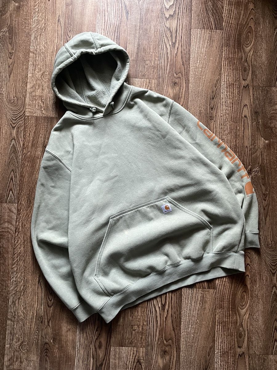 Carhartt Vintage Carhartt Hoodie Sweatshirt Men’s XLarge Size US XL / EU 56 / 4 - 1 Thumbnail