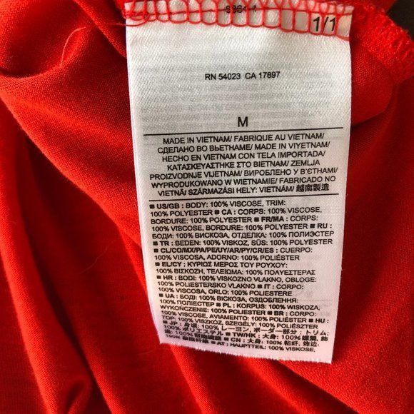 Banana Republic Banana Republic Women's Orange Sleeveless V-Neck Top M Size M / US 6-8 / IT 42-44 - 7 Thumbnail
