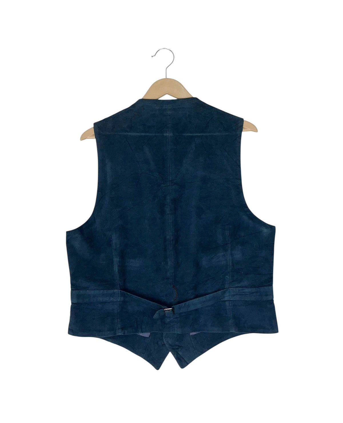 Japanese Brand × Margaret Howell Margarett Howell England Navy Blue Button Vest Size US L / EU 52-54 / 3 - 2 Thumbnail