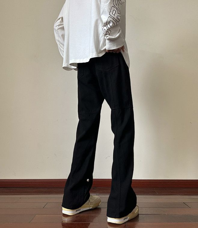 Japanese Brand High Street Men's Button-Down Flare Work Jeans Y2K Size US 32 / EU 48 - 4 Thumbnail