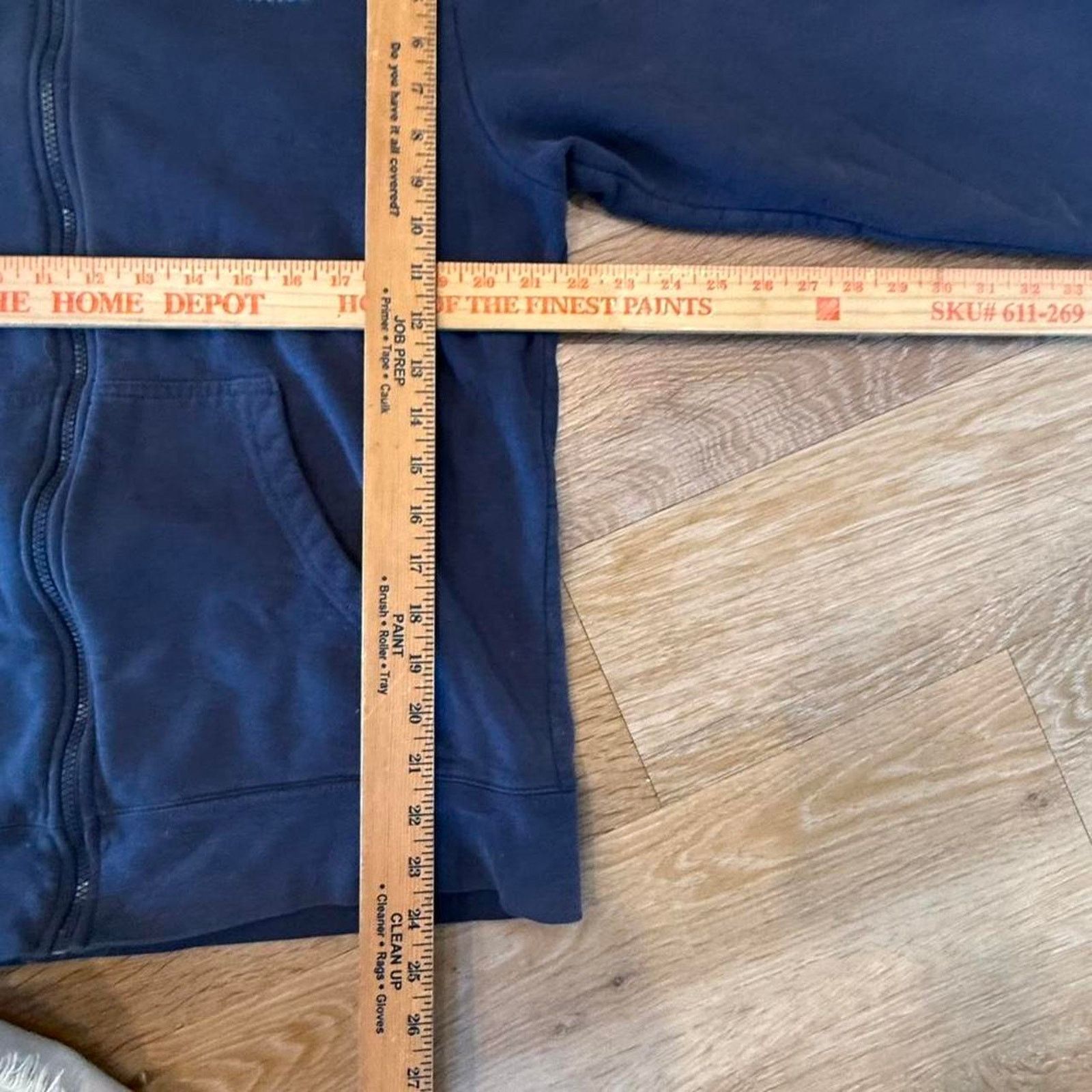 The North Face Vintage navy the north face zip up hoodie Size US L / EU 52-54 / 3 - 3 Thumbnail