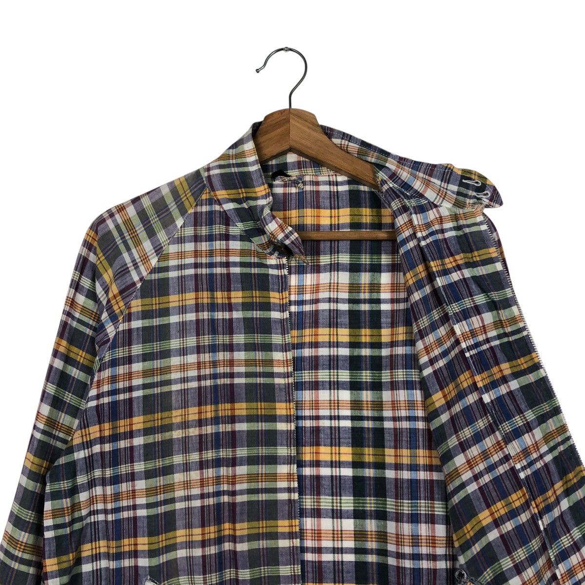 Japanese Brand × Vintage 📌Vintage Bomber Jacket Tartan Design Issey Miyake Size US M / EU 48-50 / 2 - 13 Thumbnail