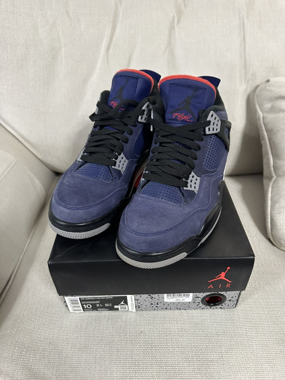 Jordan Brand Jordan 4 Retro Winterized Loyal Blue Size US 10 / EU 43 - 4 Thumbnail