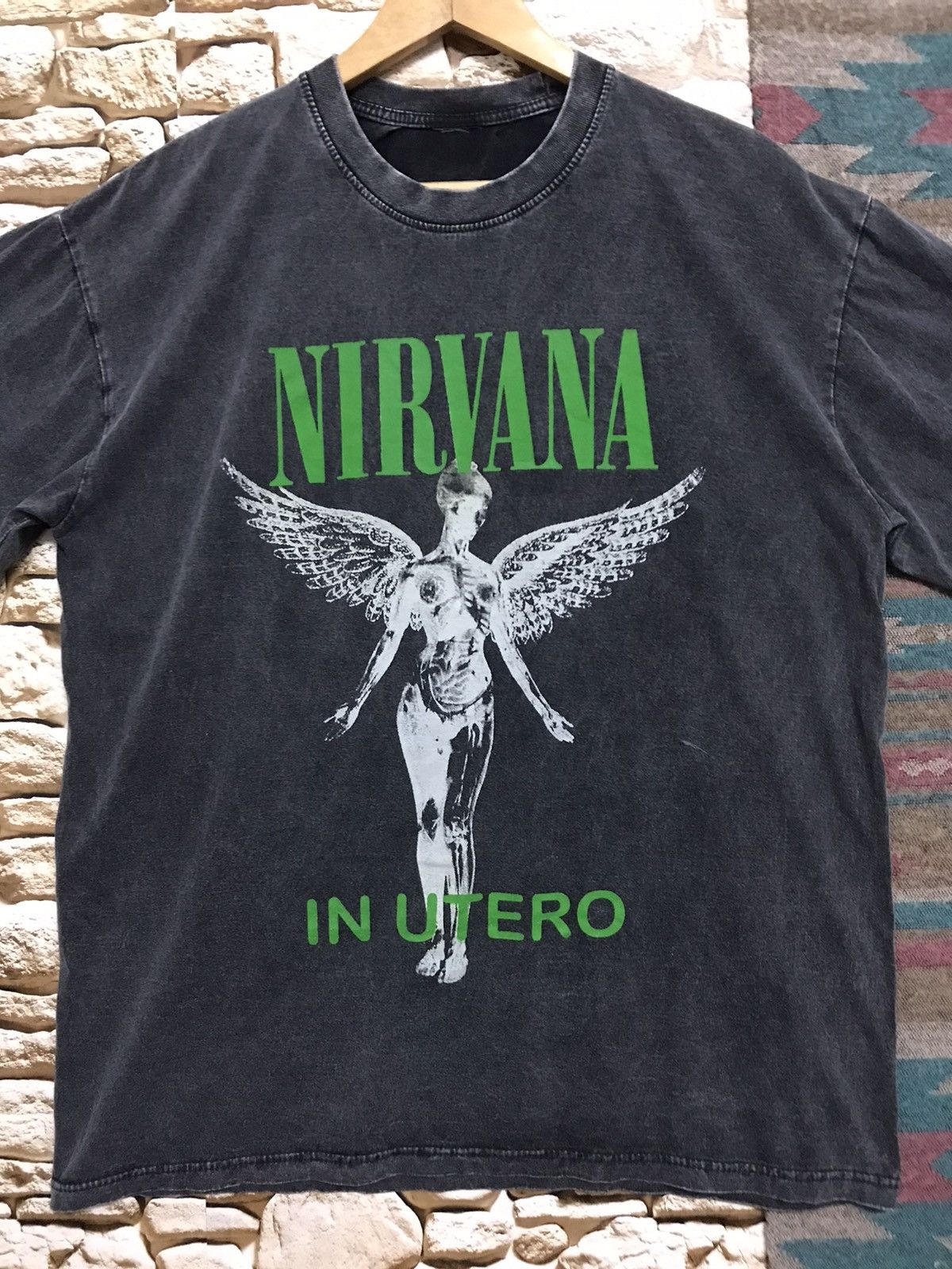 Band Tees × Nirvana Bootleg Nirvana In Utero band Tees Size US L / EU 52-54 / 3 - 3 Thumbnail