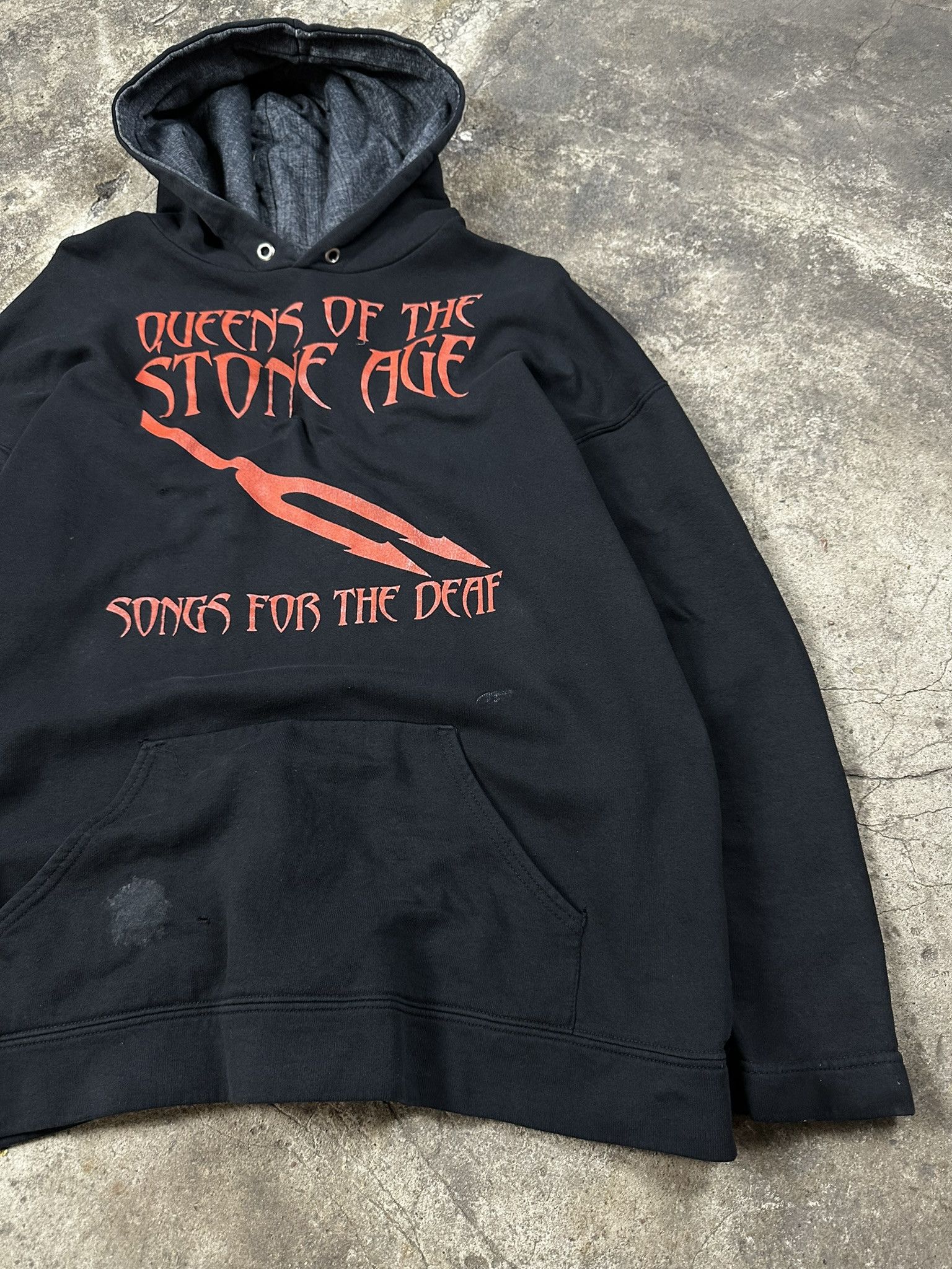 Band Tees Rare 90s Queens Of The Stone Age Songs For The Deaf Hoodie Size US L / EU 52-54 / 3 - 5 Thumbnail