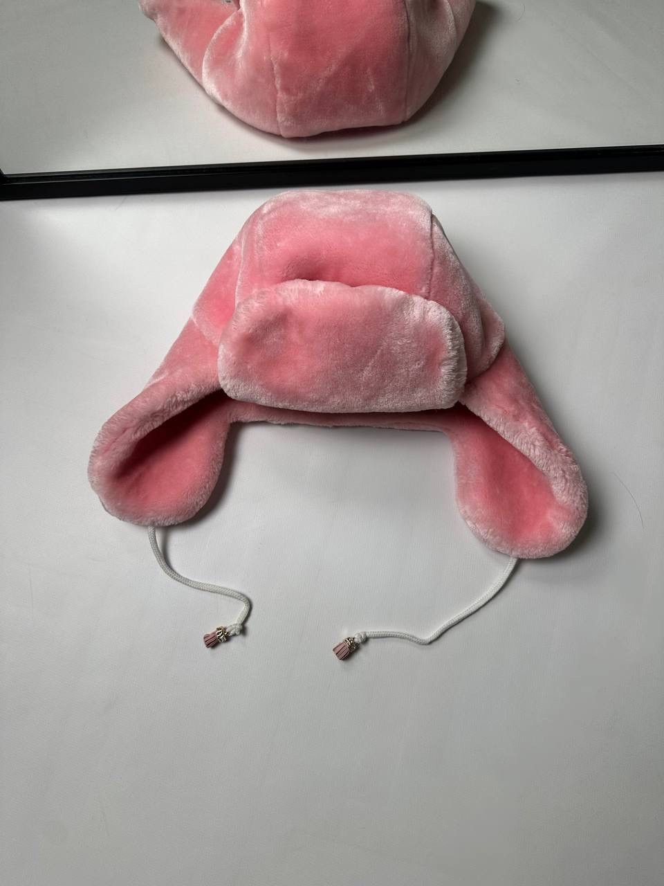 Vintage 🔥Vintage Y2K Pink Hat Ushanka Size ONE SIZE - 2 Thumbnail