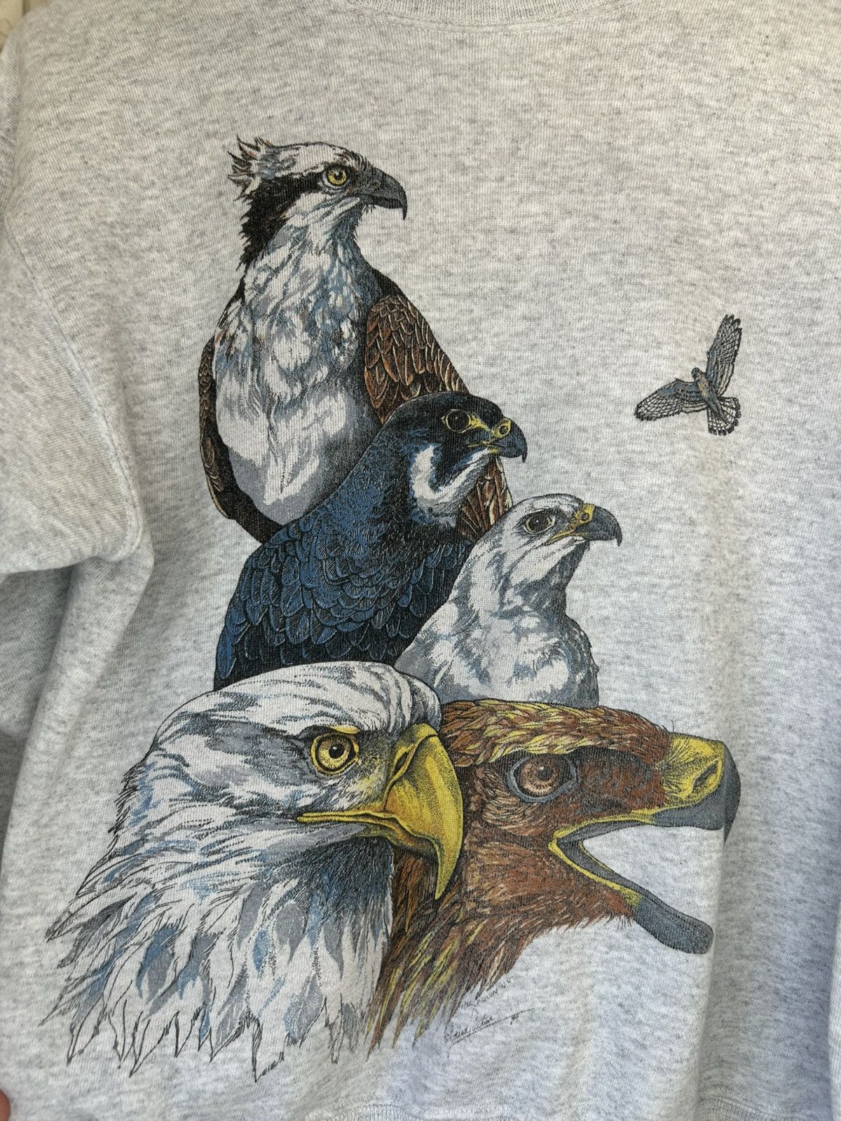Vintage Vintage 90s Eagle Bird Crewneck Size US S / EU 44-46 / 1 - 4 Thumbnail