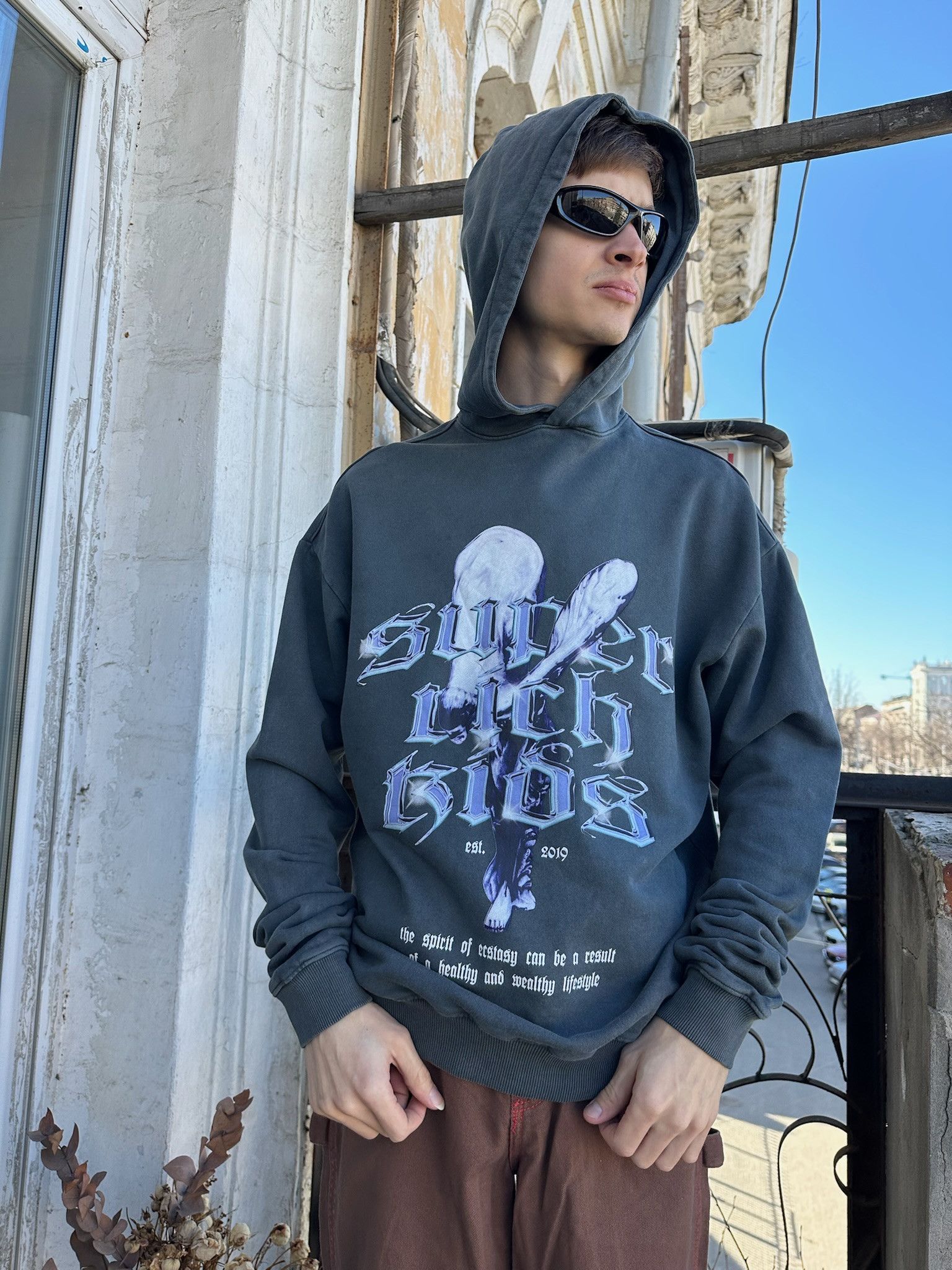 Other Baggy Streetwear Hoodie rolls royce logo Size US M / EU 48-50 / 2 - 3 Thumbnail