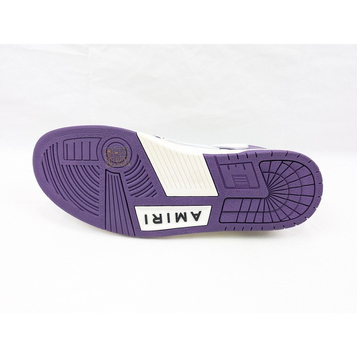 Amiri o1rshd1 Skeleton Low-Top Sneakers in Purple/White Size US 12 / EU 45 - 9 Thumbnail