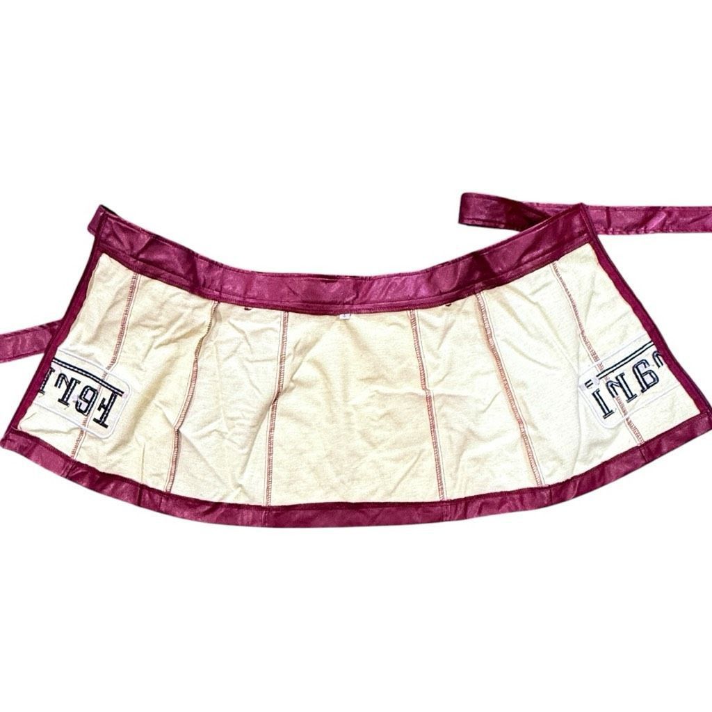 Ferrari FERRARI Vintage Ferrari Maroon Red Faux Leather Mini Skirt B Size 24" / US 00 / IT 34 - 8 Thumbnail