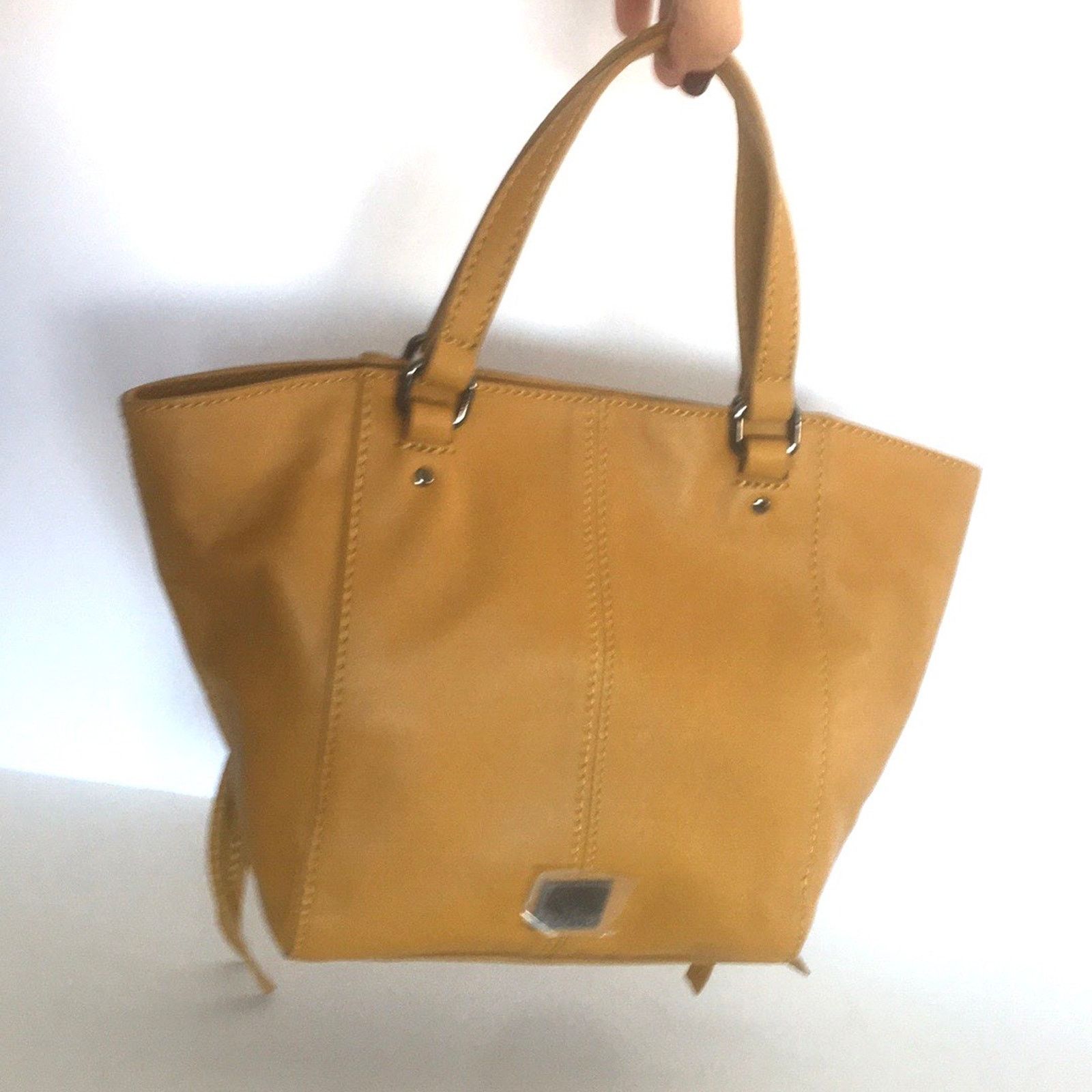 Other Kooba Orian Mini Flap Crossbody Small Leather Tote Yellow Size ONE SIZE - 6 Thumbnail