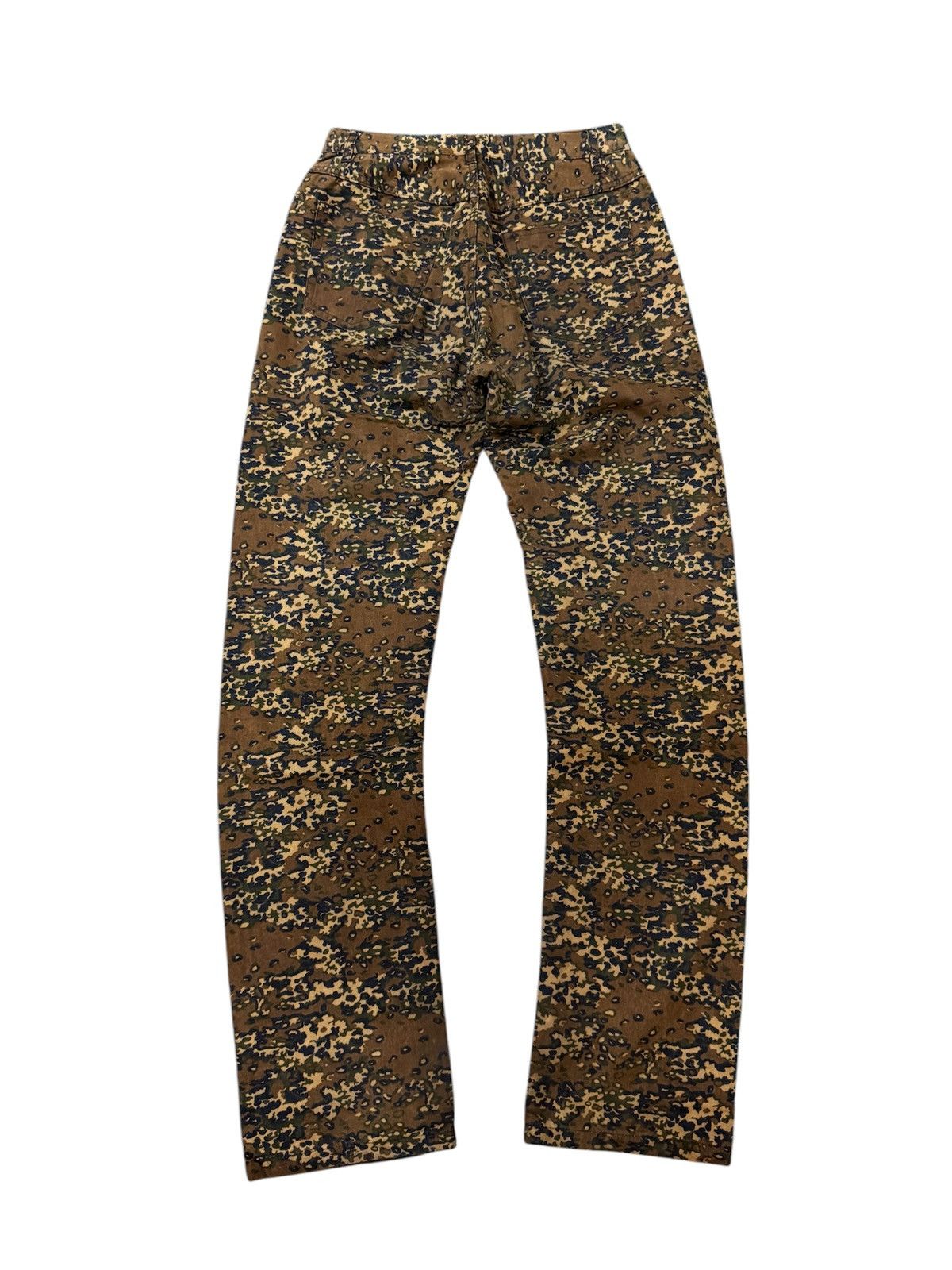 A.P.C. × Japanese Brand Vintage 00’s APC Camo Brushed Cotton Trousers Pants Size US 26 / EU 42 - 4 Thumbnail