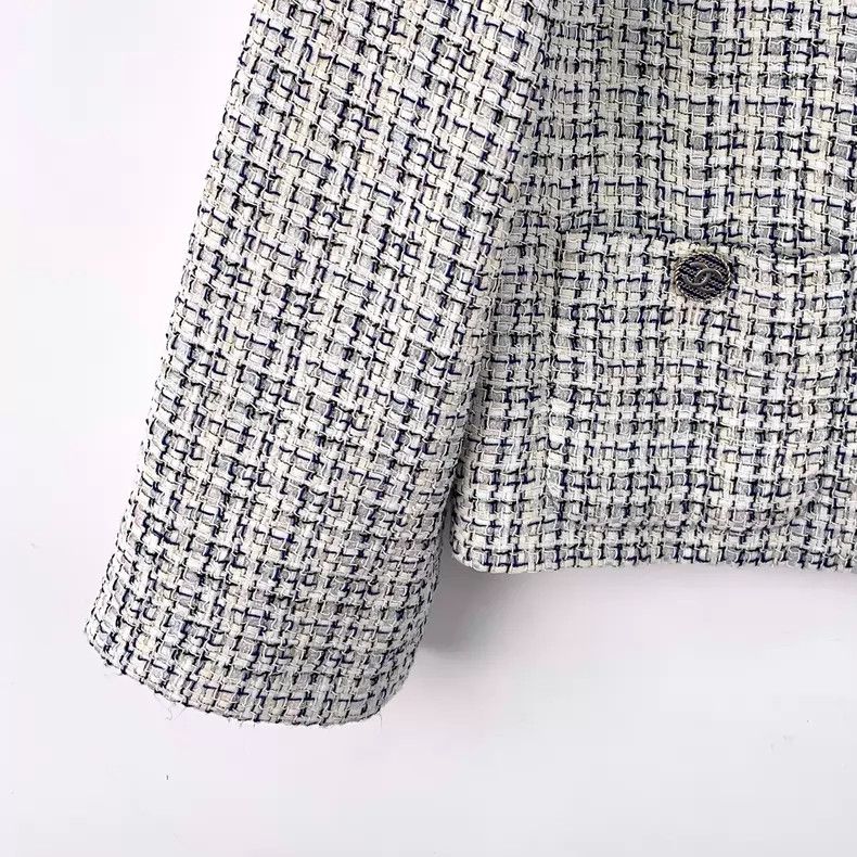 Chanel Chanel Colour-blocked lapel single-breasted long-sleeved w Size XS / US 0-2 / IT 36-38 - 4 Thumbnail