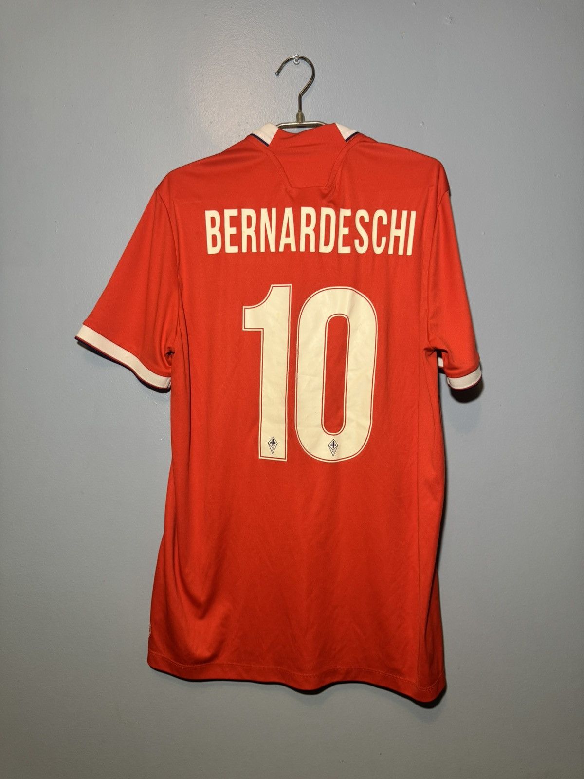 Vintage Le Coq Sporti Fiorentina 16/17 Third Kit jersey Bernardo #10 Size US L / EU 52-54 / 3 - 3 Thumbnail