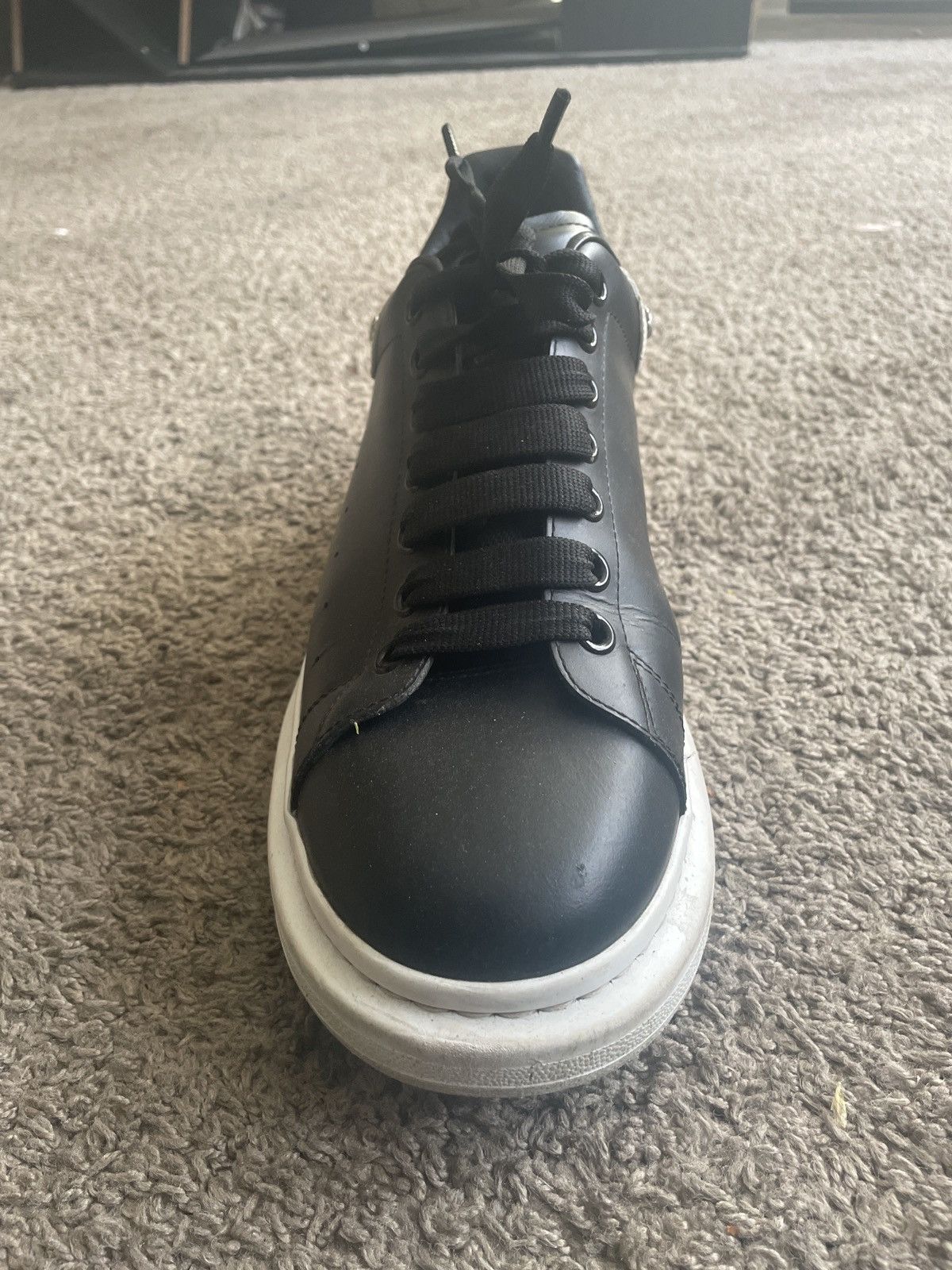 Alexander McQueen Black Studded Alexander McQueen Sneaker Size US 12 / EU 45 - 13 Thumbnail