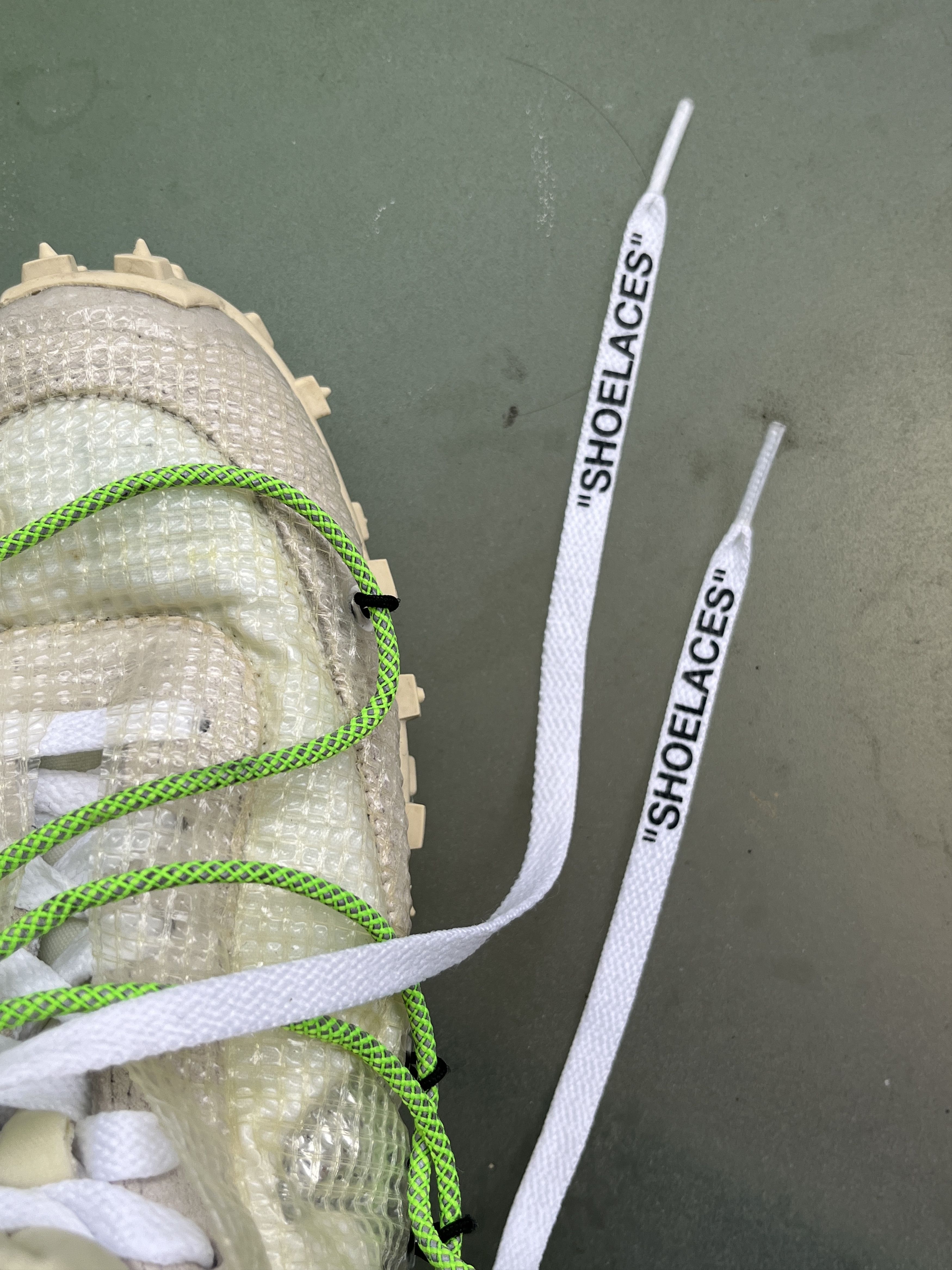 Off-White Nike X Off-White Waffle Racer SP “Electric Green” Size EU 39 Size US 8 / IT 38 - 3 Thumbnail