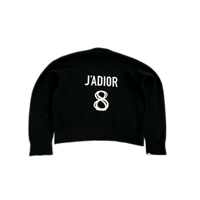 Dior Dior Black Cashmere Sweater with Logo Size US M / EU 48-50 / 2 - 1 Thumbnail