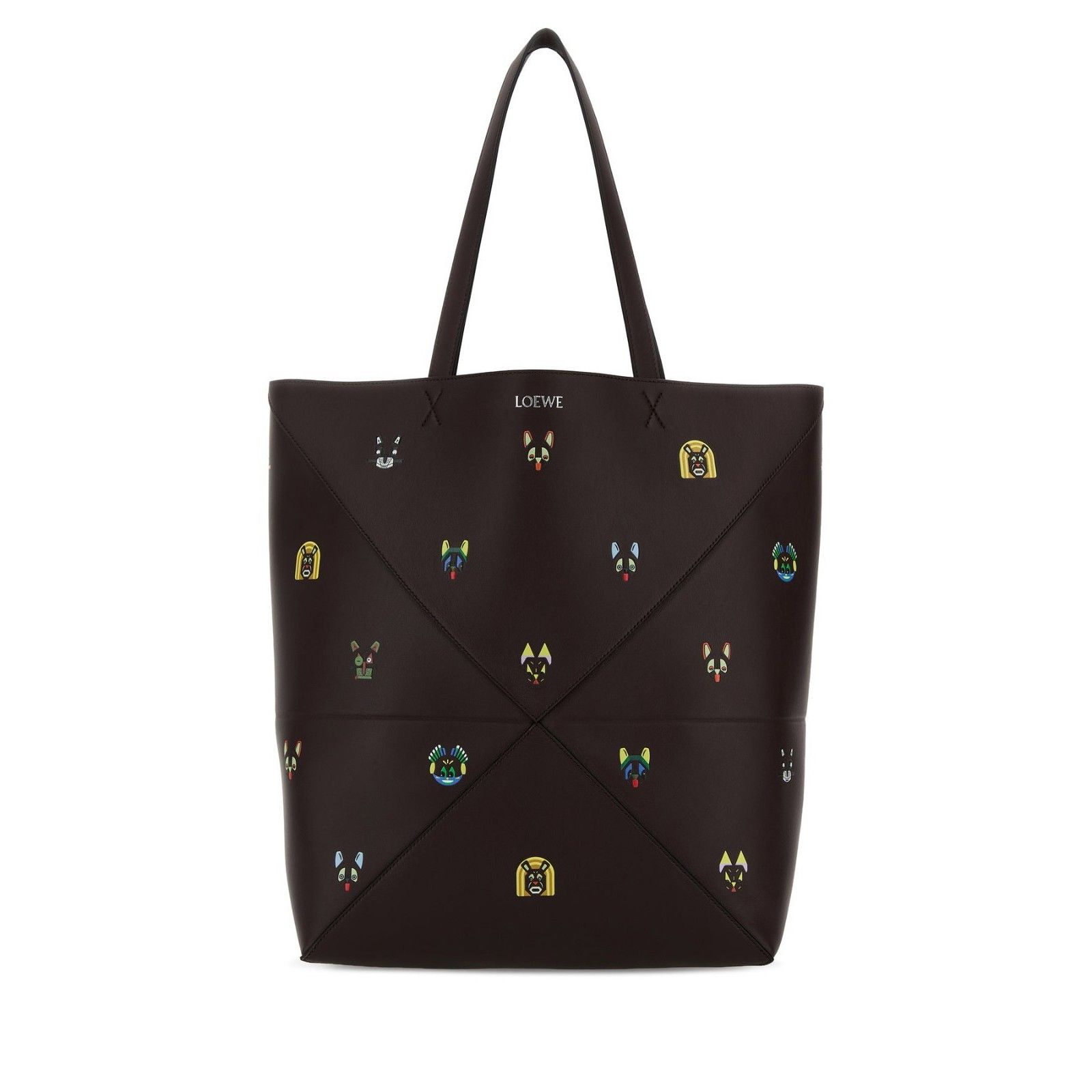 Loewe LOEWE Puzzle Fold Large Brown Tote Bag New And Authentic Size ONE SIZE - 1 Thumbnail
