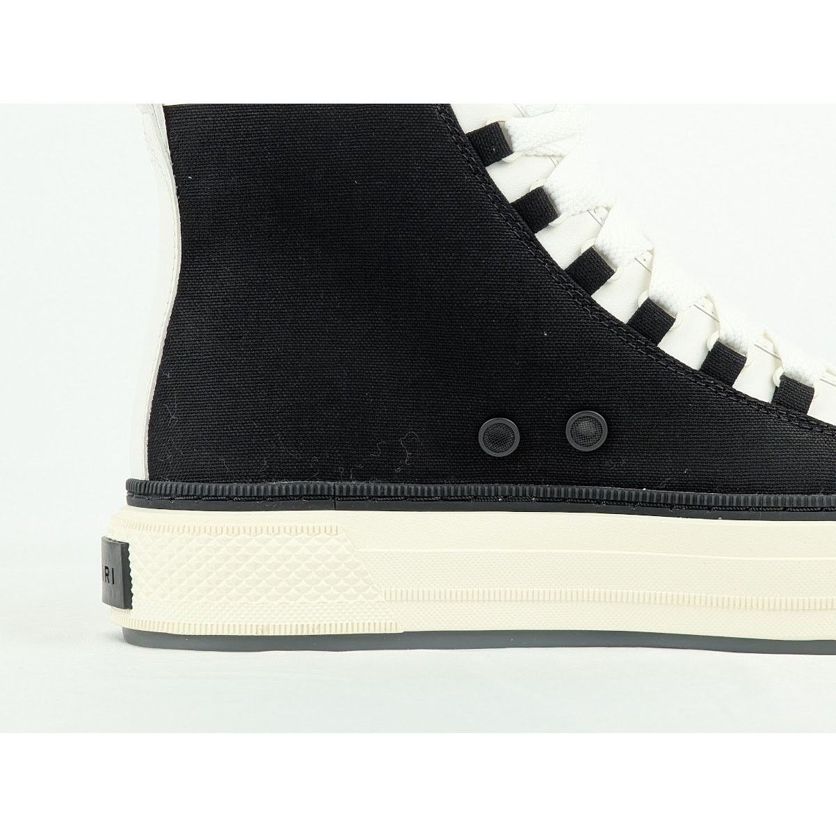 Amiri o1rshd1 Q:2 / MA Court Hi Top Sneakers in Black/White Size US 11 / EU 44 - 3 Thumbnail
