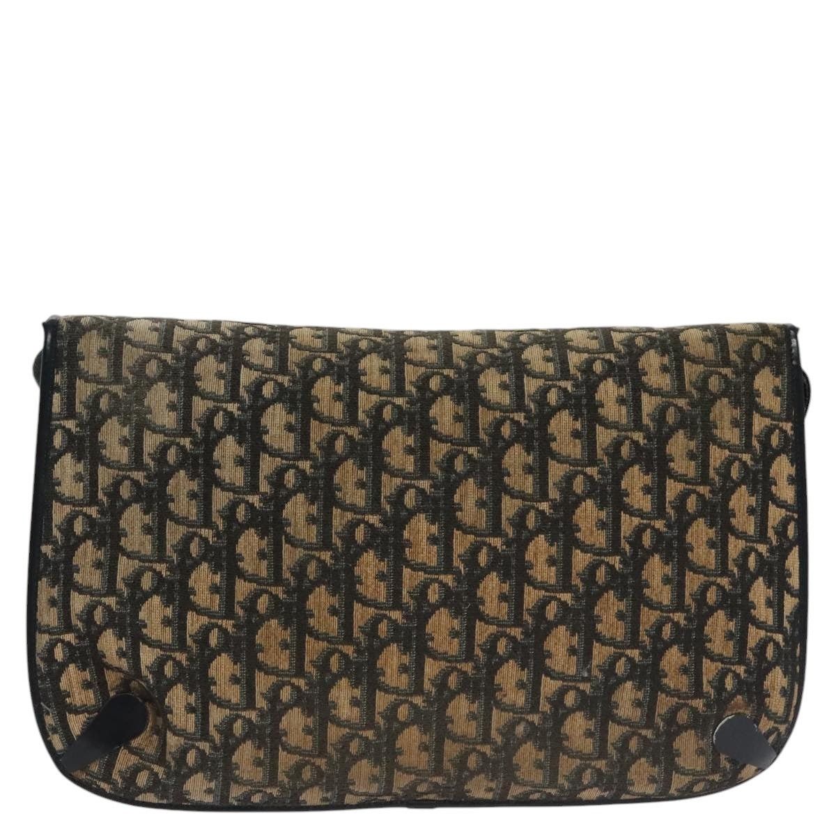Dior DIOR Trotter Canvas Shoulder Bag Navy Size ONE SIZE - 3 Thumbnail