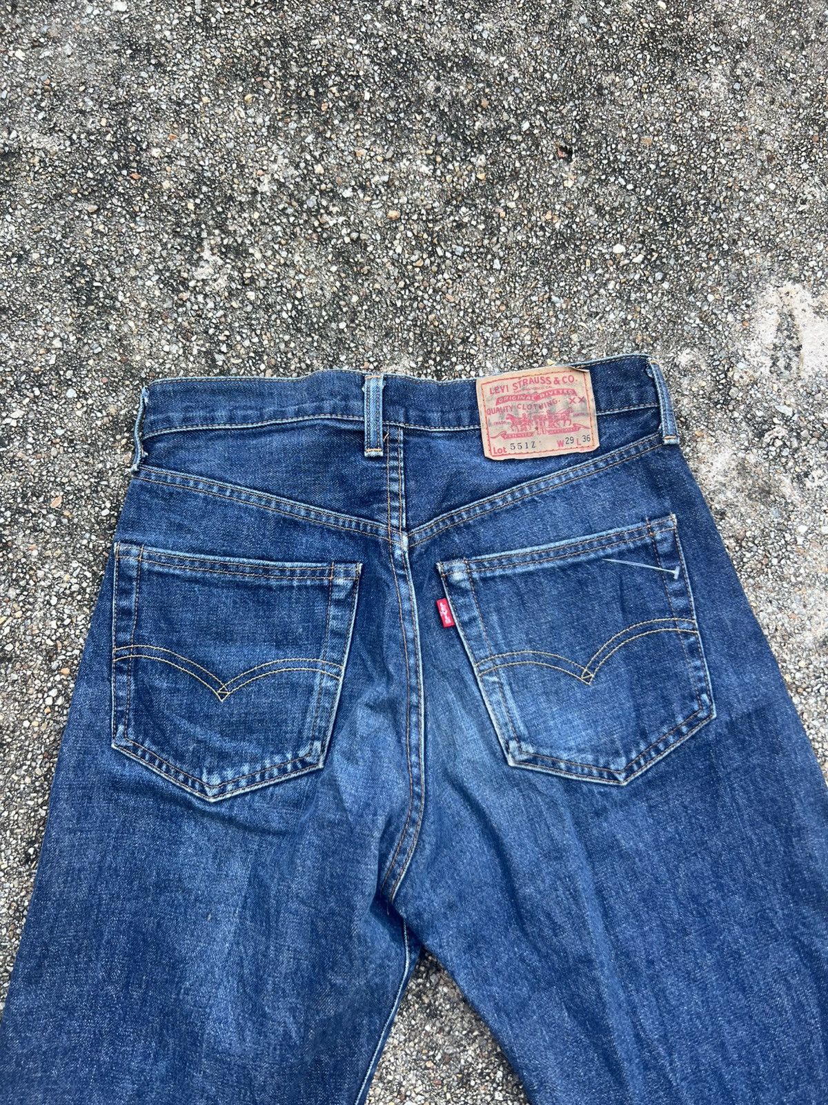 Levi's Vintage Clothing Vintage Levis 551Z Selvedge Denim Size US 29 - 3 Thumbnail