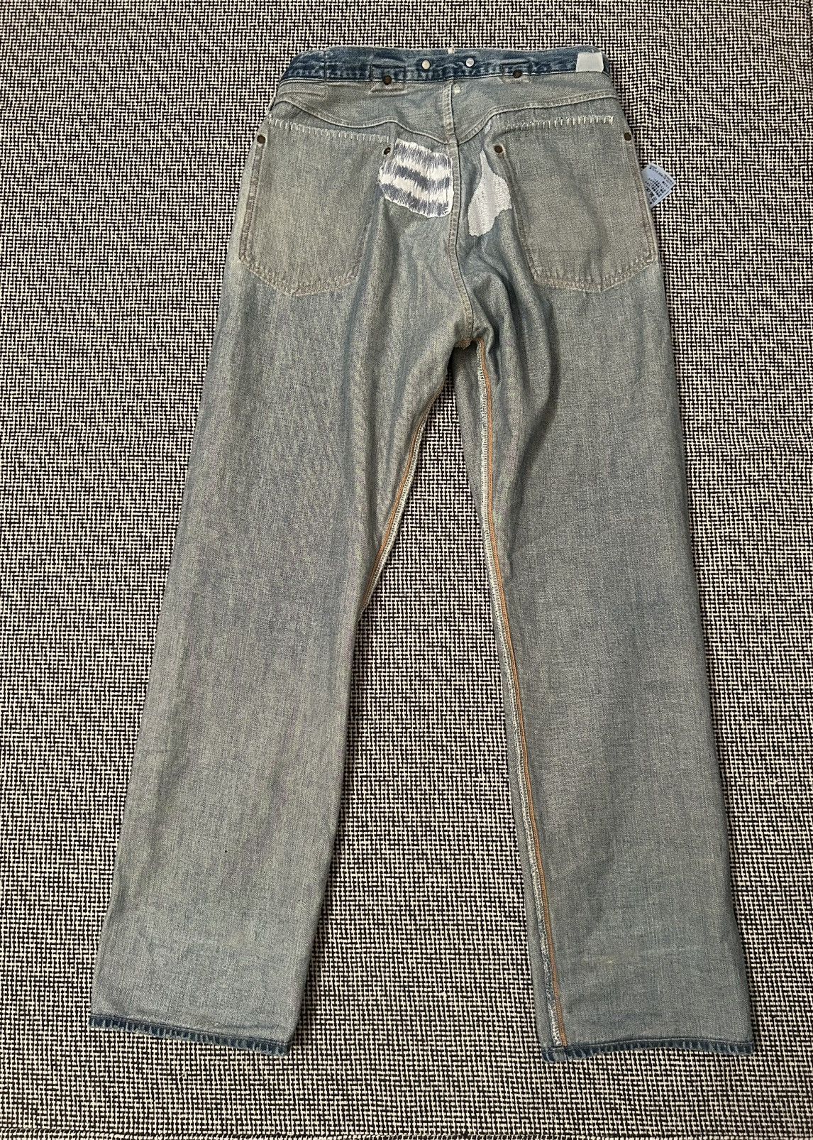 Levi's Vintage Clothing Vintage Selvedge Levis buckleback patch denim 32x32 Size US 32 / EU 48 - 9 Thumbnail