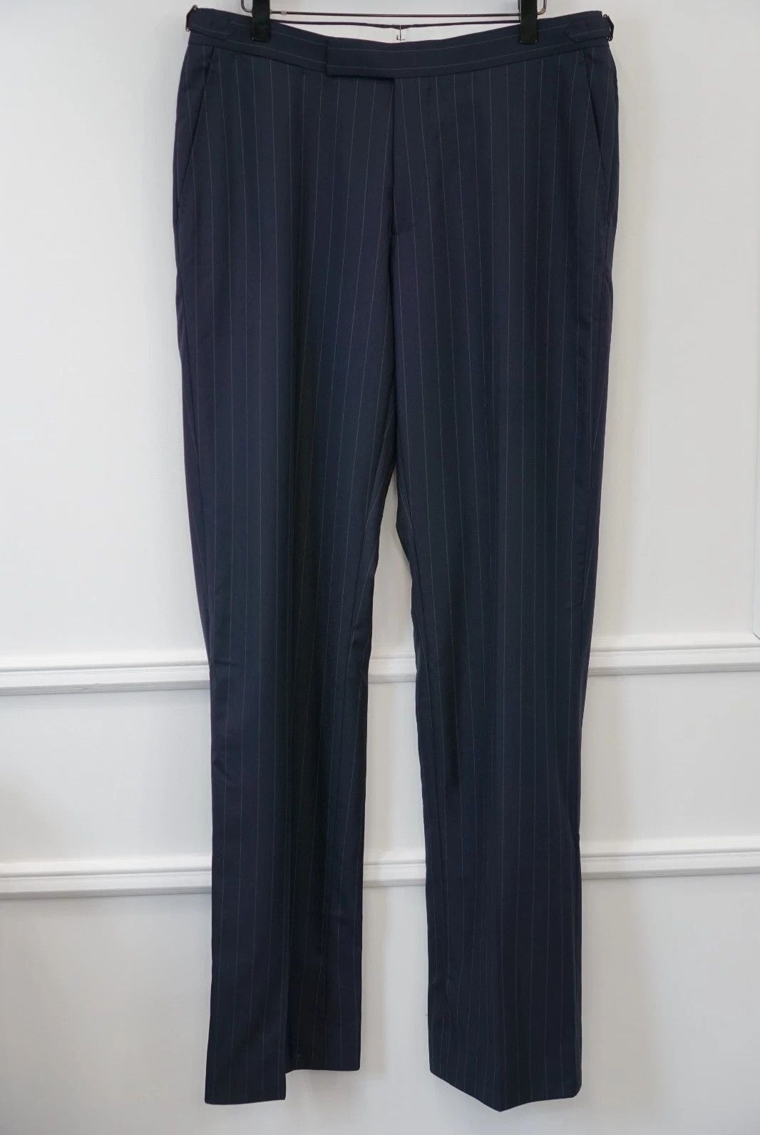 Suitsupply Men Suitsupply Pants Trousers Navy Brescia Caccioppoli US40 Size 40R - 1 Thumbnail
