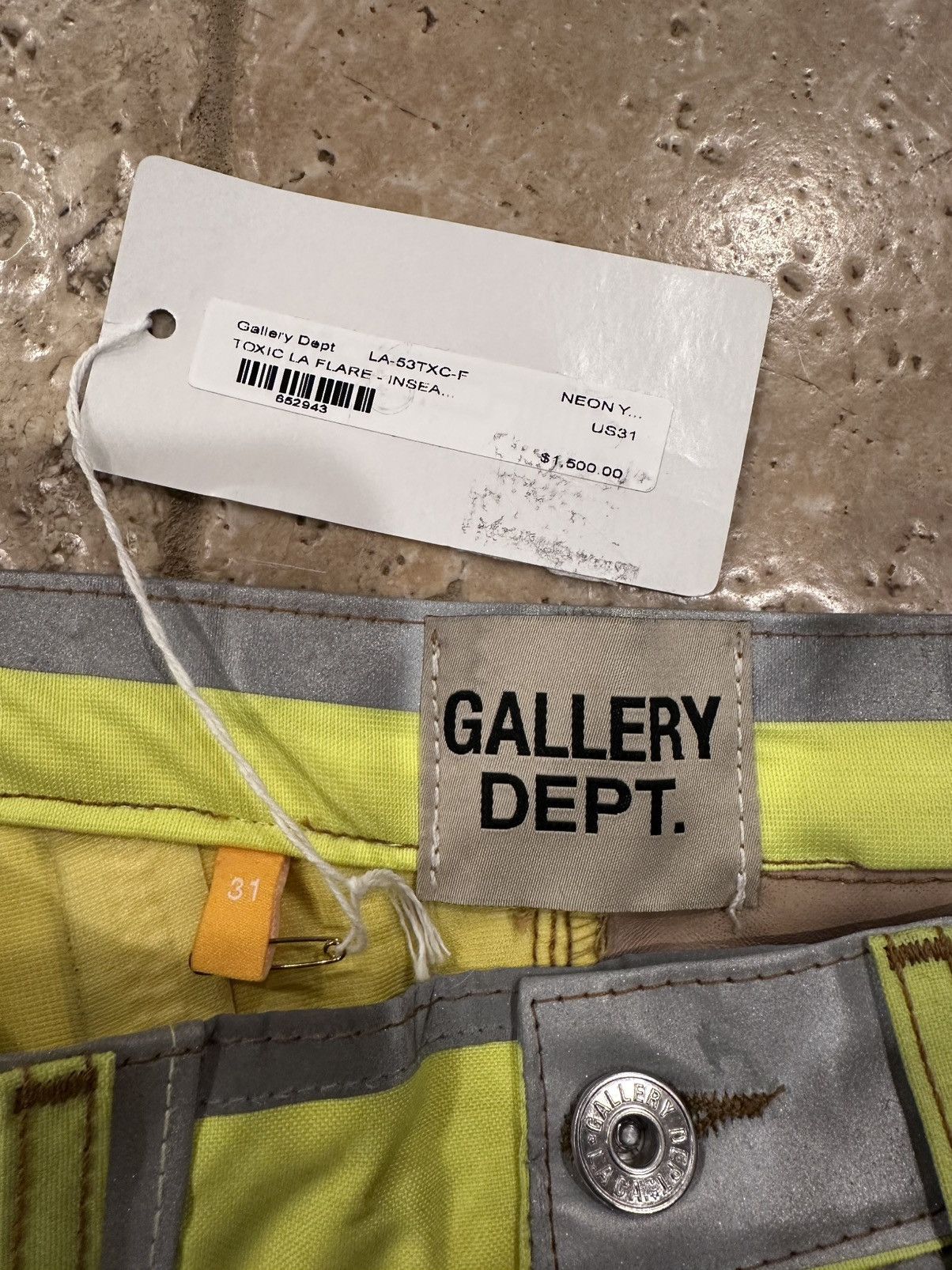 Gallery Dept. Gallery Dept Toxic LA Flare Police Construction Pants Size US 31 - 8 Thumbnail