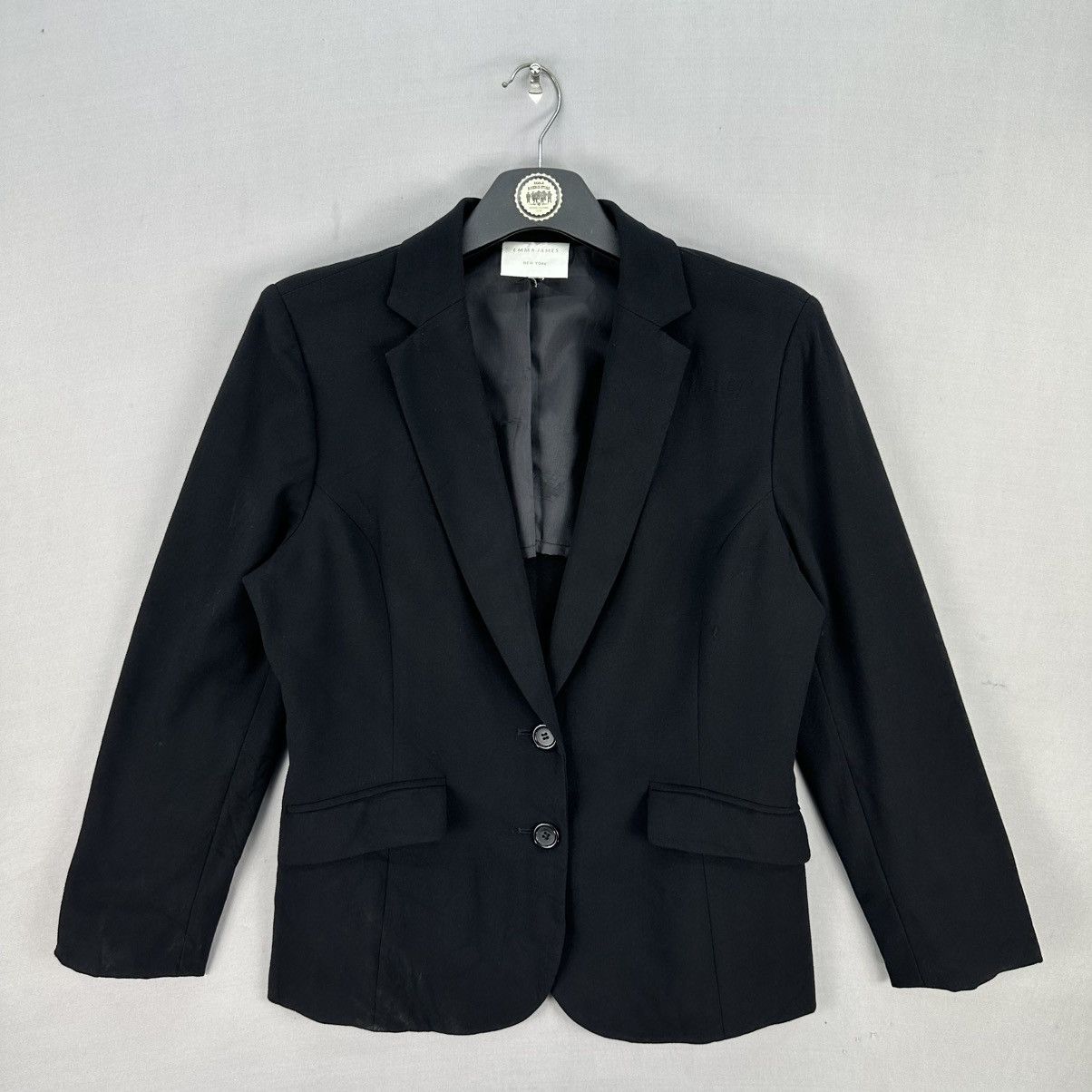 Japanese Brand Emma James New York Women Cropped Coat Jacket Size XS / US 0-2 / IT 36-38 - 1 Thumbnail