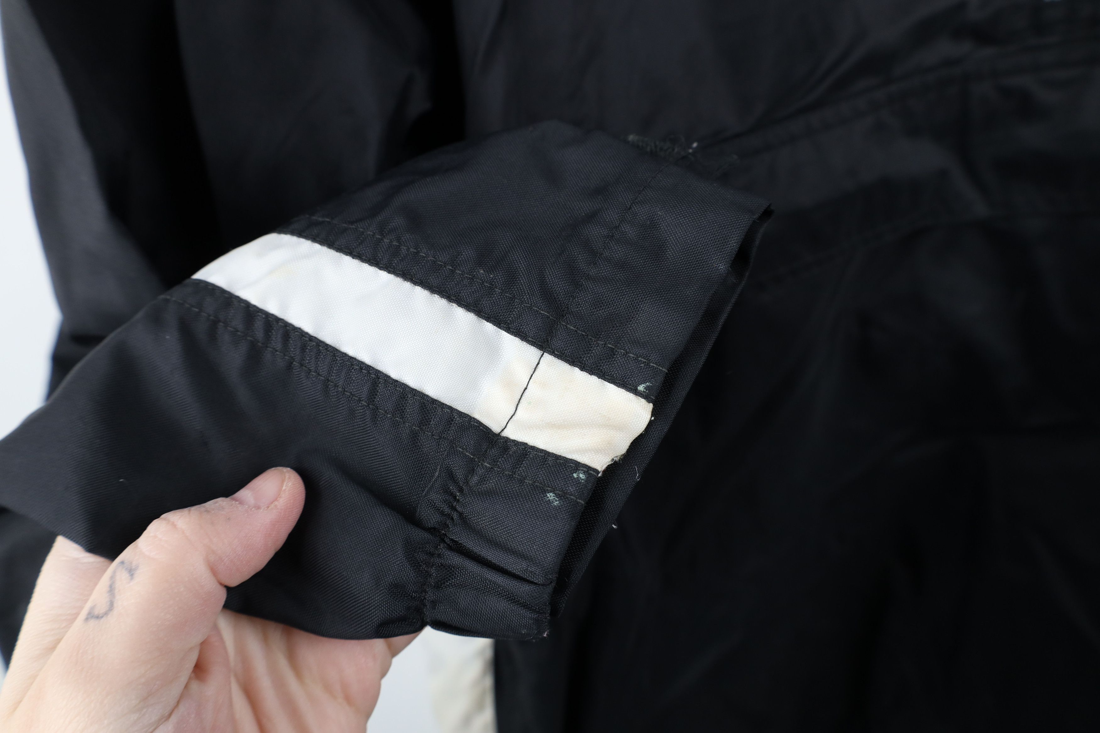 Nike × Vintage Vintage 90s Nike Scott Mini Swoosh Hooded Anorak Jacket Size US XXL / EU 58 / 5 - 9 Thumbnail